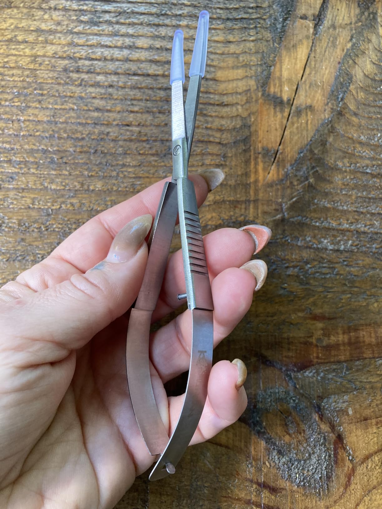 LINLAN Aquatic Plant Spring Scissors for Precise Trimming, Stainless Steel with Top Rebound Feel, Ideal for Aquatic Ferns and Microsorum Pteropus in Planted Tanks customer photo 2