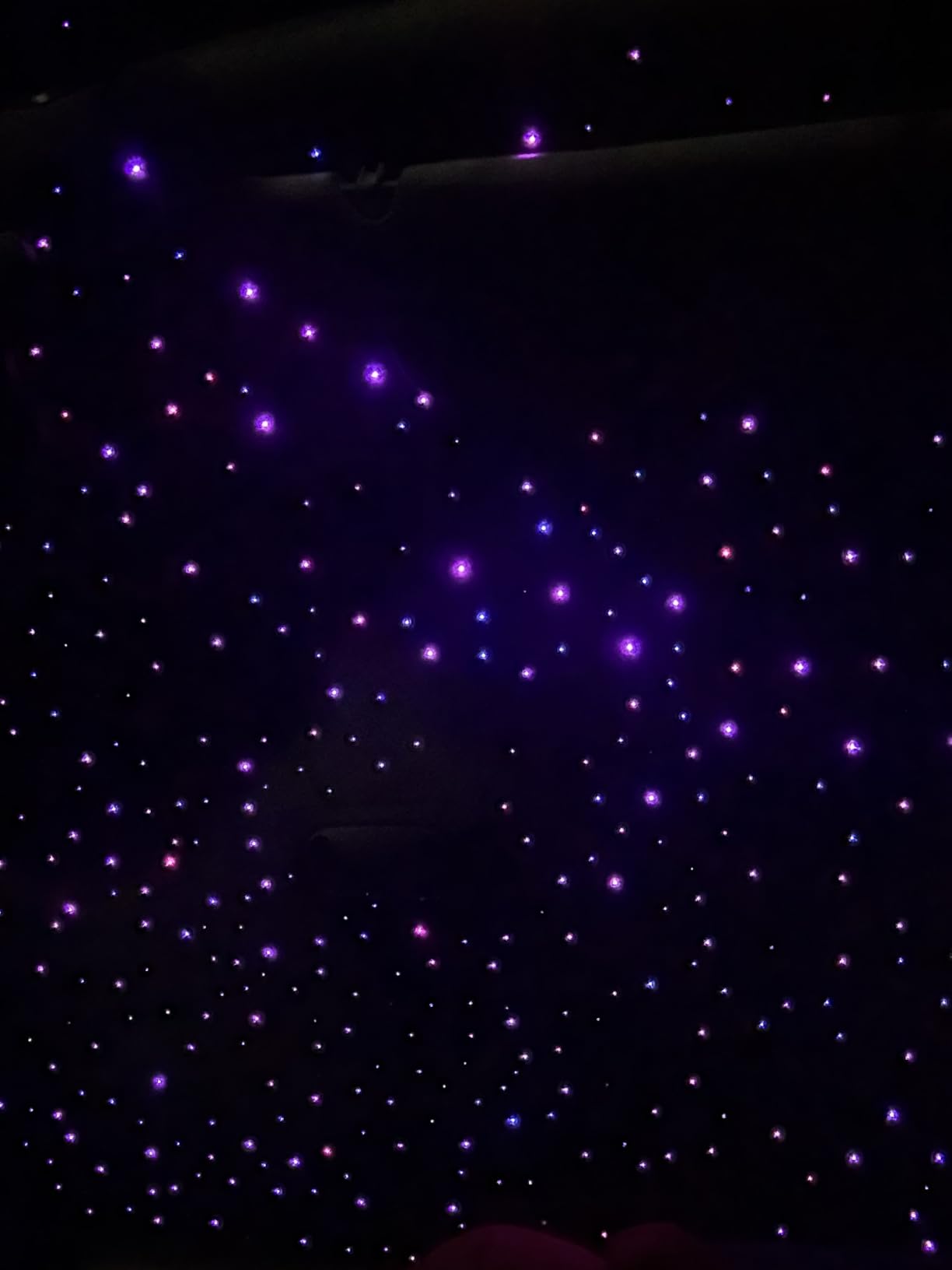 AKEPO 20W RGBW Twinkle APP 2 Light Color Dual-Head Colorful Meteor Fiber Optic Lights, 1000pcs 0.03in 13.1ft Optical Fiber Star Ceiling Light Kit for Headliner Star/Home customer photo 1