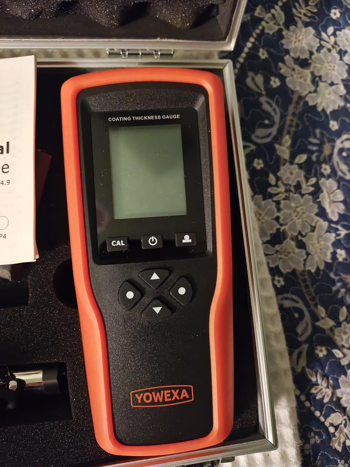EC-900 Professional Coating Thickness Gauge with External Ruby Wear-Resistant Probe, Paint Depth Meter with Fe 0-5000um, Non-Fe 0-3000um Measuring Range, USB Data Transfer customer photo 1