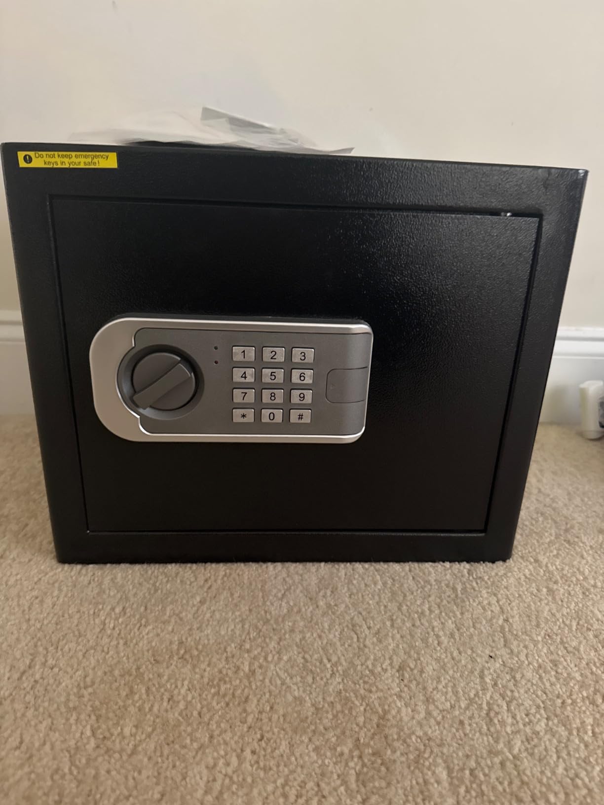 [Genuine Fireproof] 9.8 Cub Extra Large Biometric Waterproof Fireproof Safe for Home, [Dual Mode] 124 Lbs Heavy Duty Fire Proof Safe for Document Business Office customer photo 1