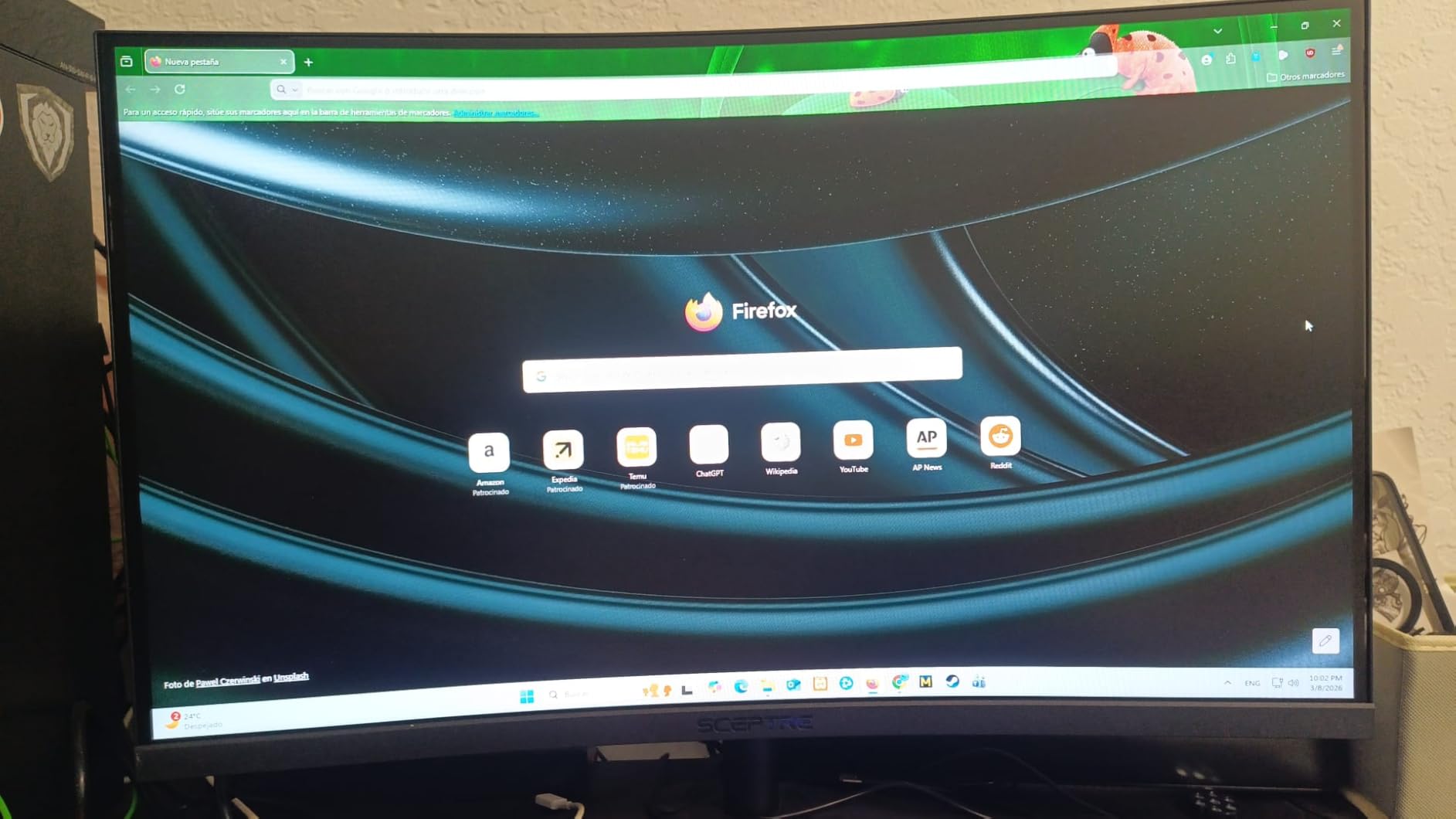 Sceptre Curved 27-inch Gaming Monitor 100Hz 1080p R1500 98% sRGB HDMI x2 VGA Build-in Speakers, VESA Wall Mount Machine Black 2026 (C275W-1920RN Series) customer photo 1