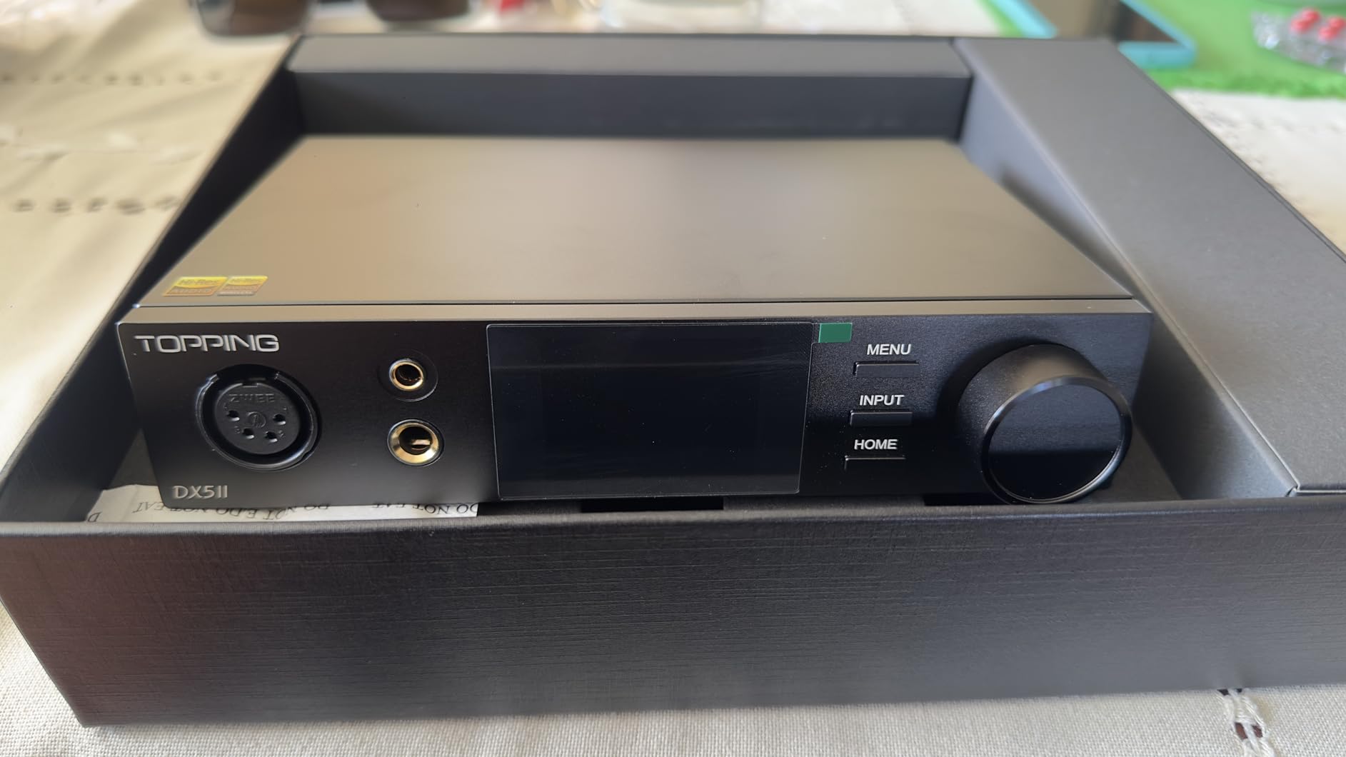 TOPPING DX5 II Hi-Res DAC & Headphone Amp Combo - Dual ES9039Q2M, X-Hybrid Amp, 10-Band PEQ, LDAC Bluetooth 5.1, 4.4mm Balanced & 6.35mm Headphone Output, Preamp Mode, 12V Trigger (Black) customer photo 2