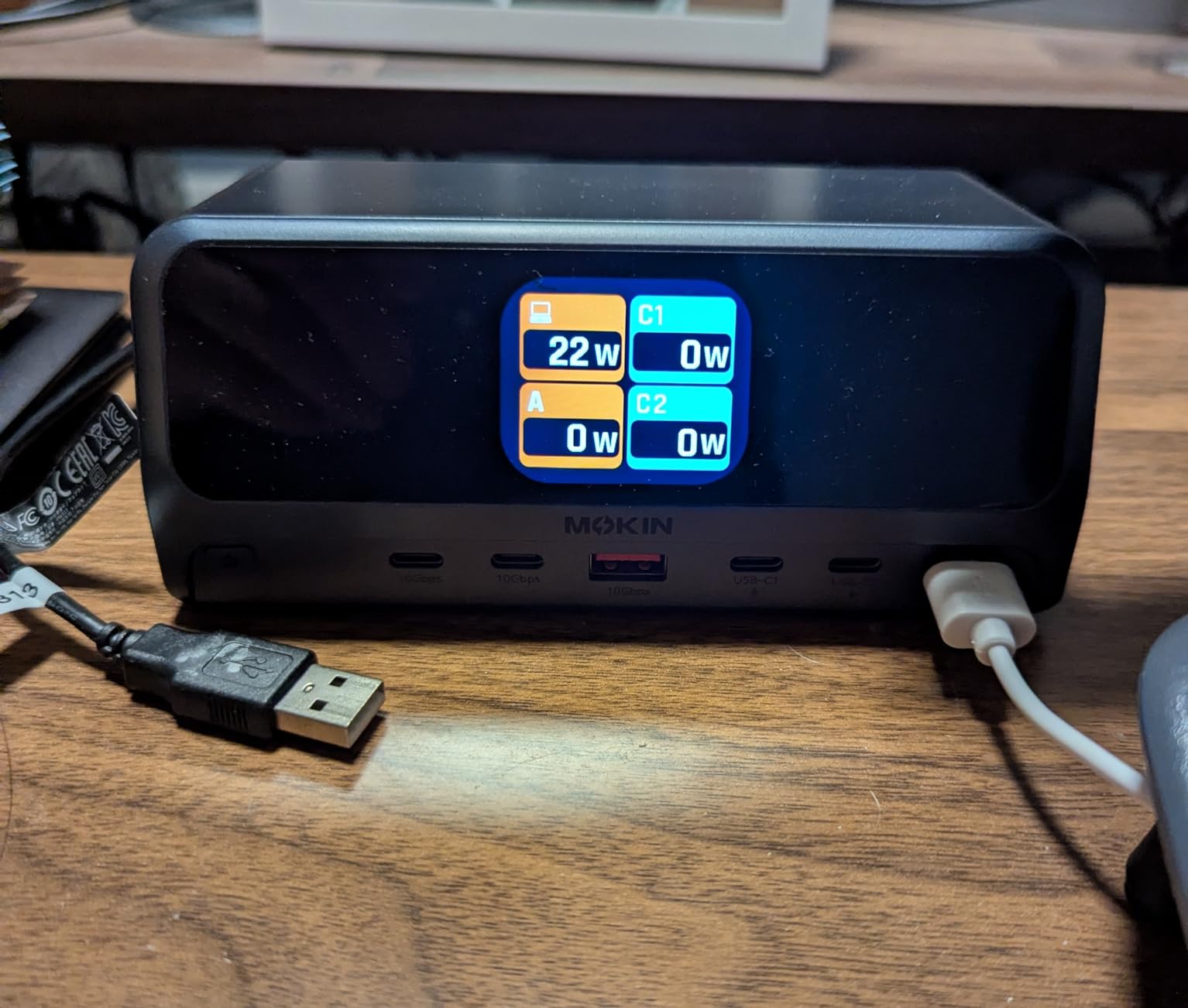 MOKiN Docking Station, 13 in 1 USB C Laptop Charging Station with 2.26