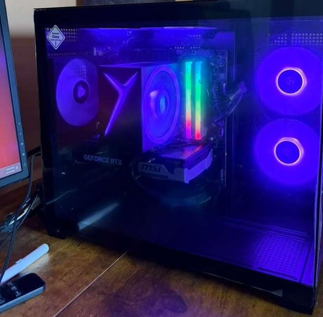 STORMCRAFT Sirius AI Gaming Desktop - Intel i7 14700F, RTX 5060 Ti 16G GDDR7, 32GB DDR5 RGB 6000MHz, 2TB NVMe Gen4 SSD, Wi-Fi 6E, 2.5GB Ethernet, 5 RGB Fans VR Ready customer photo 1