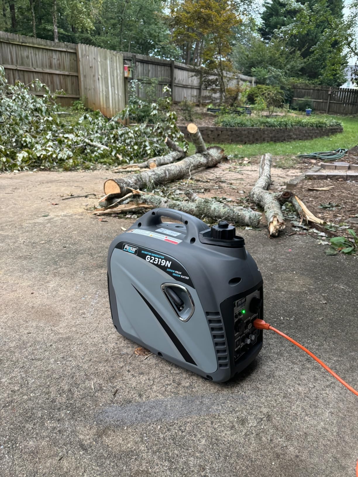 Pulsar 2,300W Portable Gas-Powered Quiet Inverter Generator for Home Emergency Backup, Parallel Capability, With USB Outlet, Long Run Time, GX230N customer photo 2