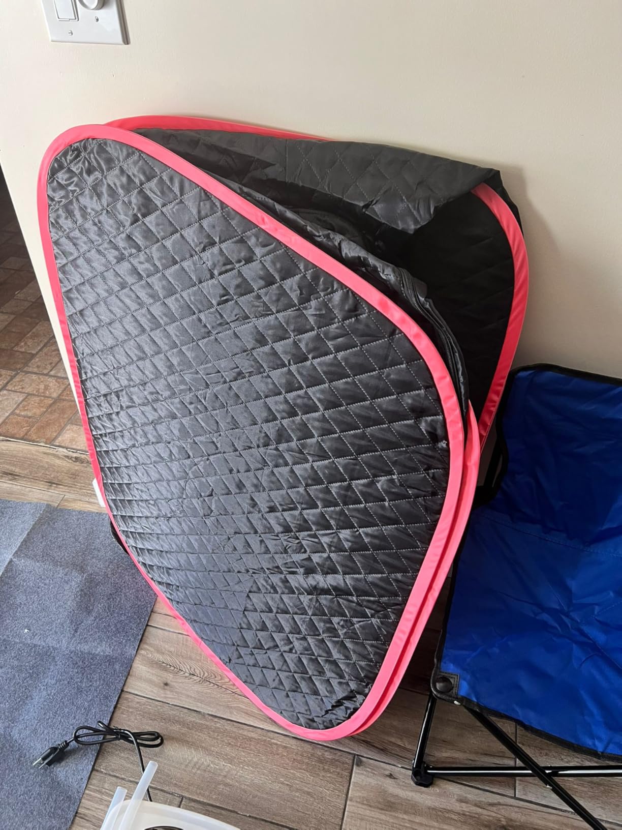 Portable Steam Sauna at Home, 9 Levels Heating, Sauna Tent for Home with Steamer and Folding Chair, Sauna for Relaxation, Detoxification, Spa customer photo 1