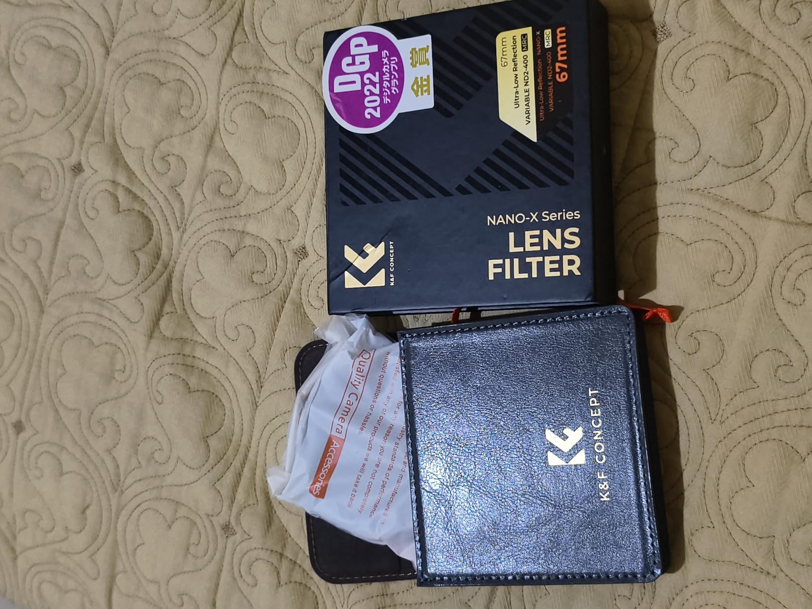 K&F CONCEPT 67mm Ultra-Low Reflectivity Putter Variable ND Filter ND2-ND400 (1-9 Stops) 28 Multi-Layer Coatings AGC Glass Adjustable Neutral Density Camera Lens Filter (Nano-X Series) customer photo 1