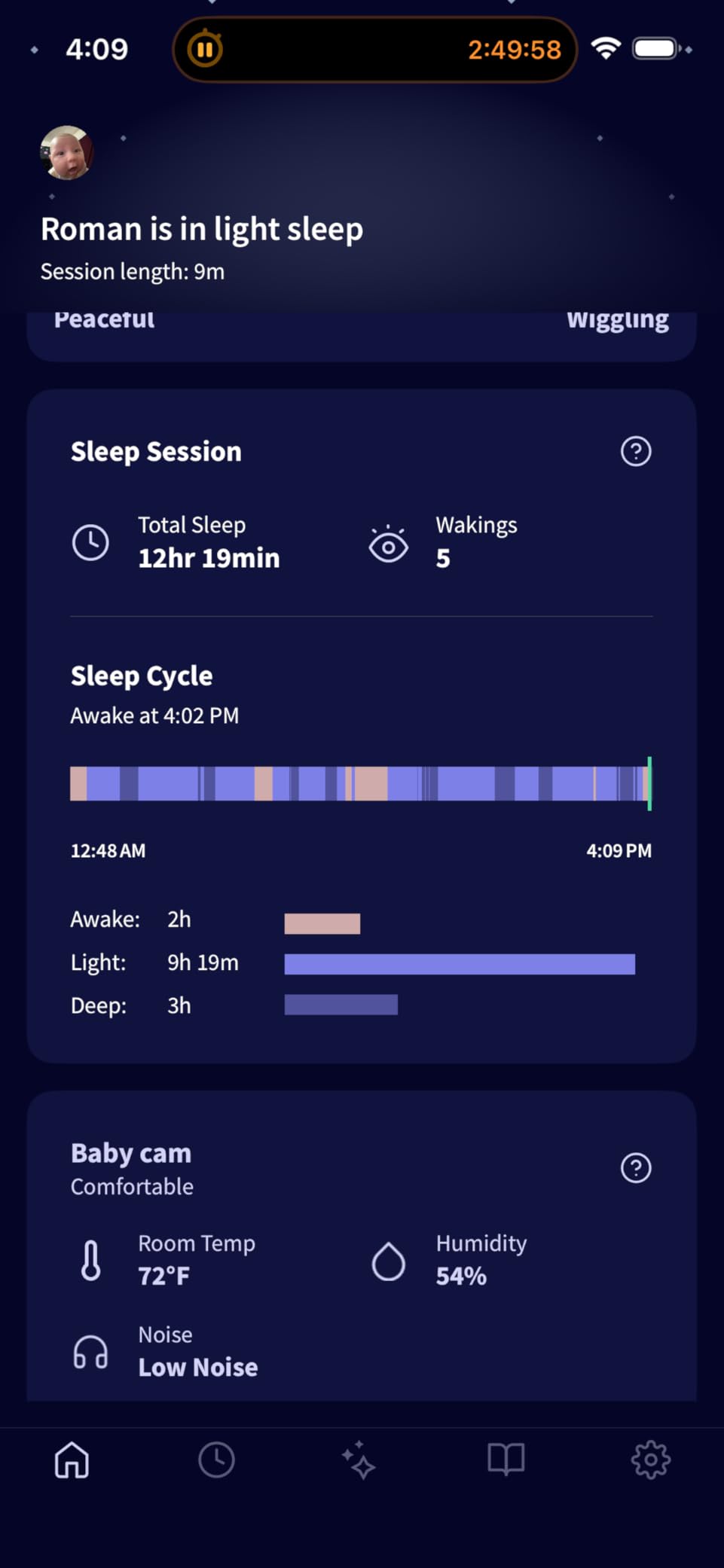 Owlet Dream Duo (Gen 3) Smart Baby Monitor All-in-One Bundle - 2K HD Video Baby Monitor with Alerts & Owlet Dream Sock Tracks Baby's Oxygen, Heart Rate & Sleep customer photo 1