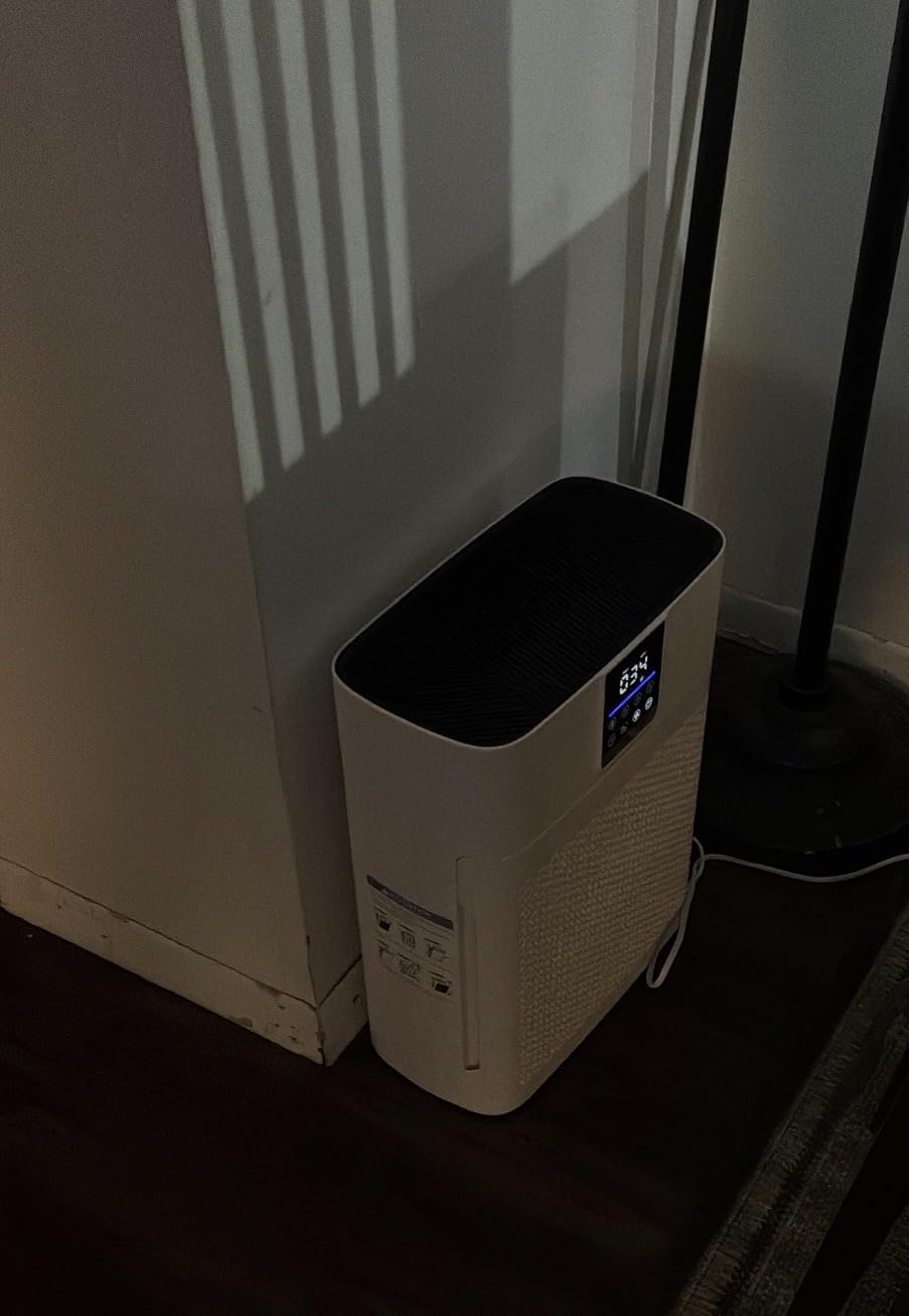 Air Purifiers for Home Large Room up to 2180 Sq Ft, DBFIT HEPA Air Purifier with Washable Nylon Pre-Filter, PM2.5 Air Quality Sensor, Air Cleaner for Pet Hair, Odor, Smoke, Dust, Pollen AP2410 customer photo 1
