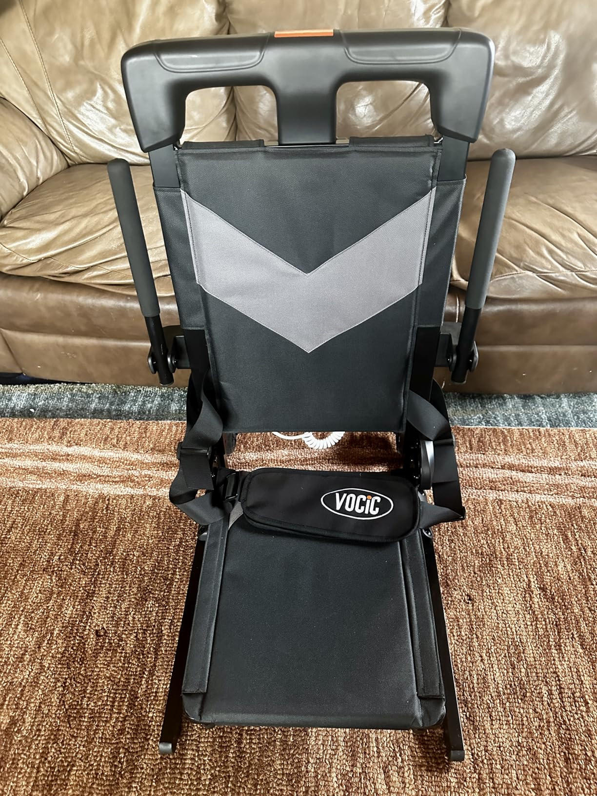 VOCIC Electric Chair Lift with Large Wheels, Ultra-Compact Chair Lift with T-Stabilized Base, Easy Mobility Design for Women & Seniors, Helps Stand from Floor, Supports 350 LBS, AX25 customer photo 2