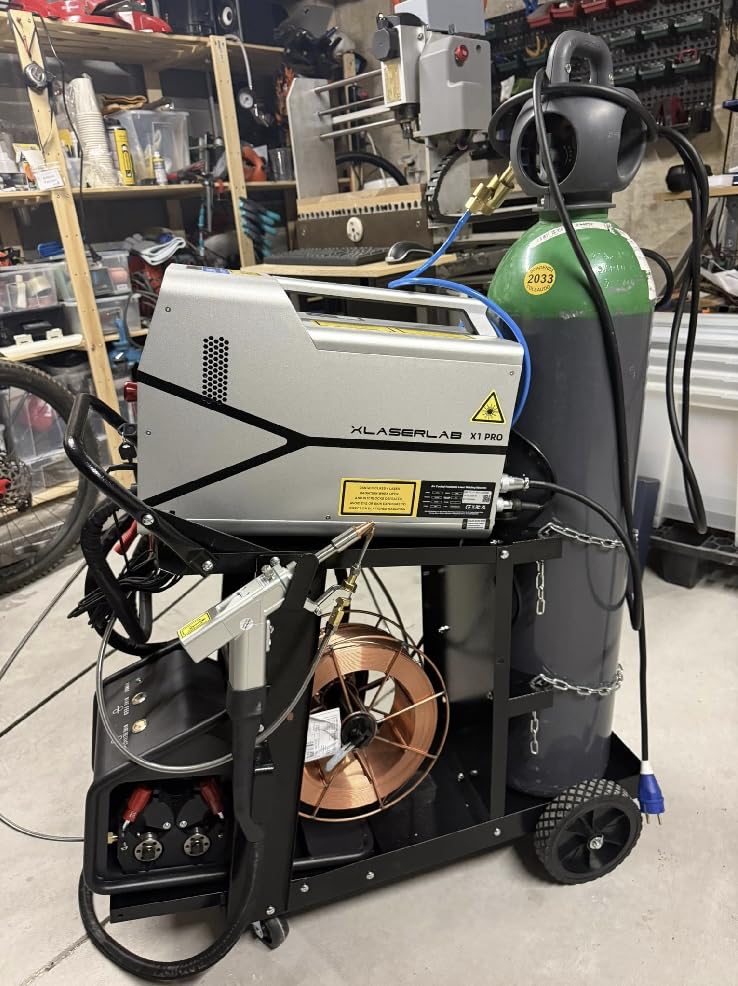 X1pro 700W Laser Welding Machine - 6-in-1 Fiber Laser Welder for Welding, Cutting, Cleaning, Rust Removal, Underwater Welding & CNC Retrofit - Equipped with Auto Wire Feeder and Helmet customer photo 1
