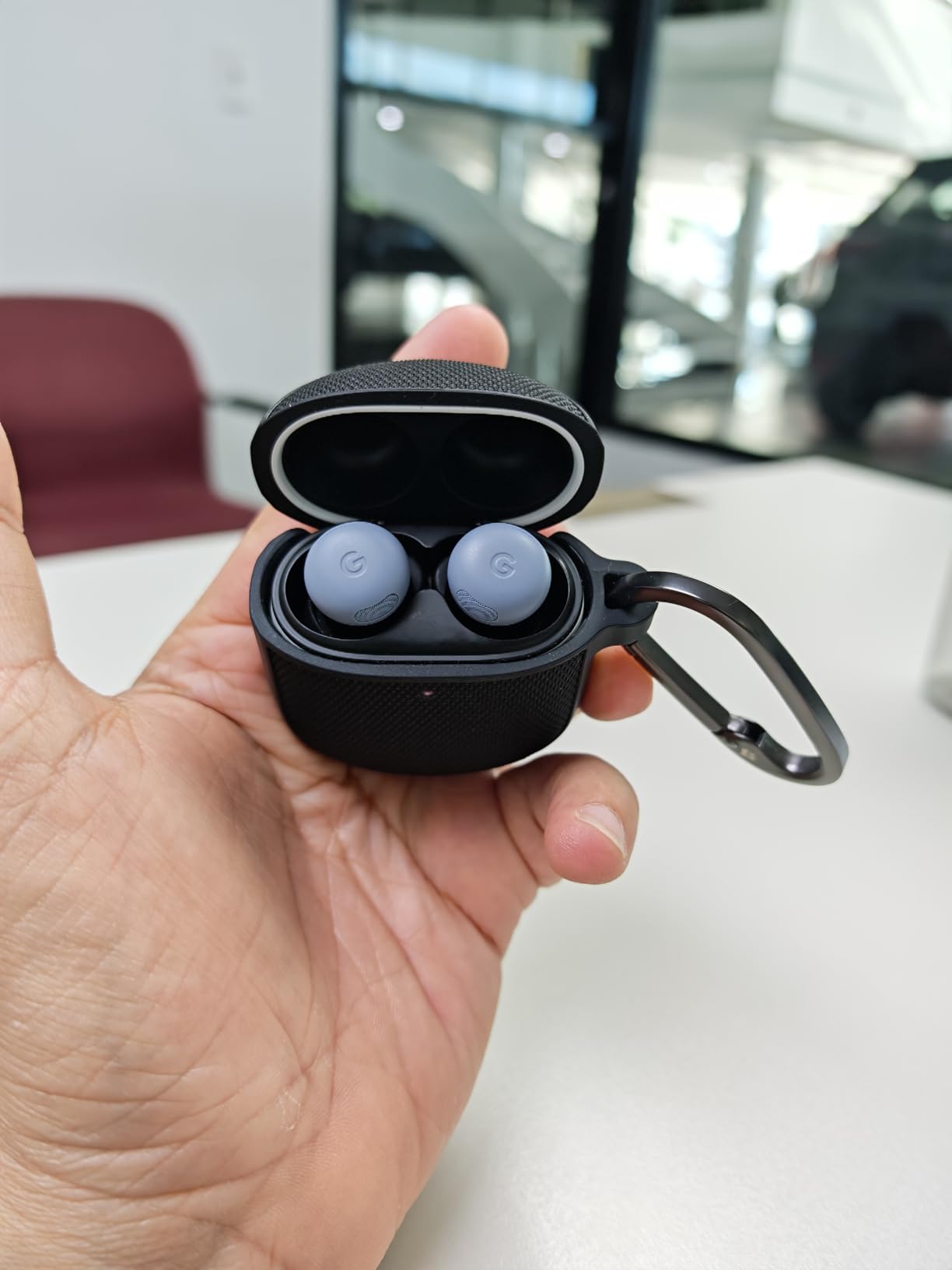 Pixel Buds Pro 2 - Wireless Bluetooth Earbuds with Pro-Level Active Noise Cancellation - Built for Gemini AI Assistant - Moonstone (2025 Model) customer photo 1