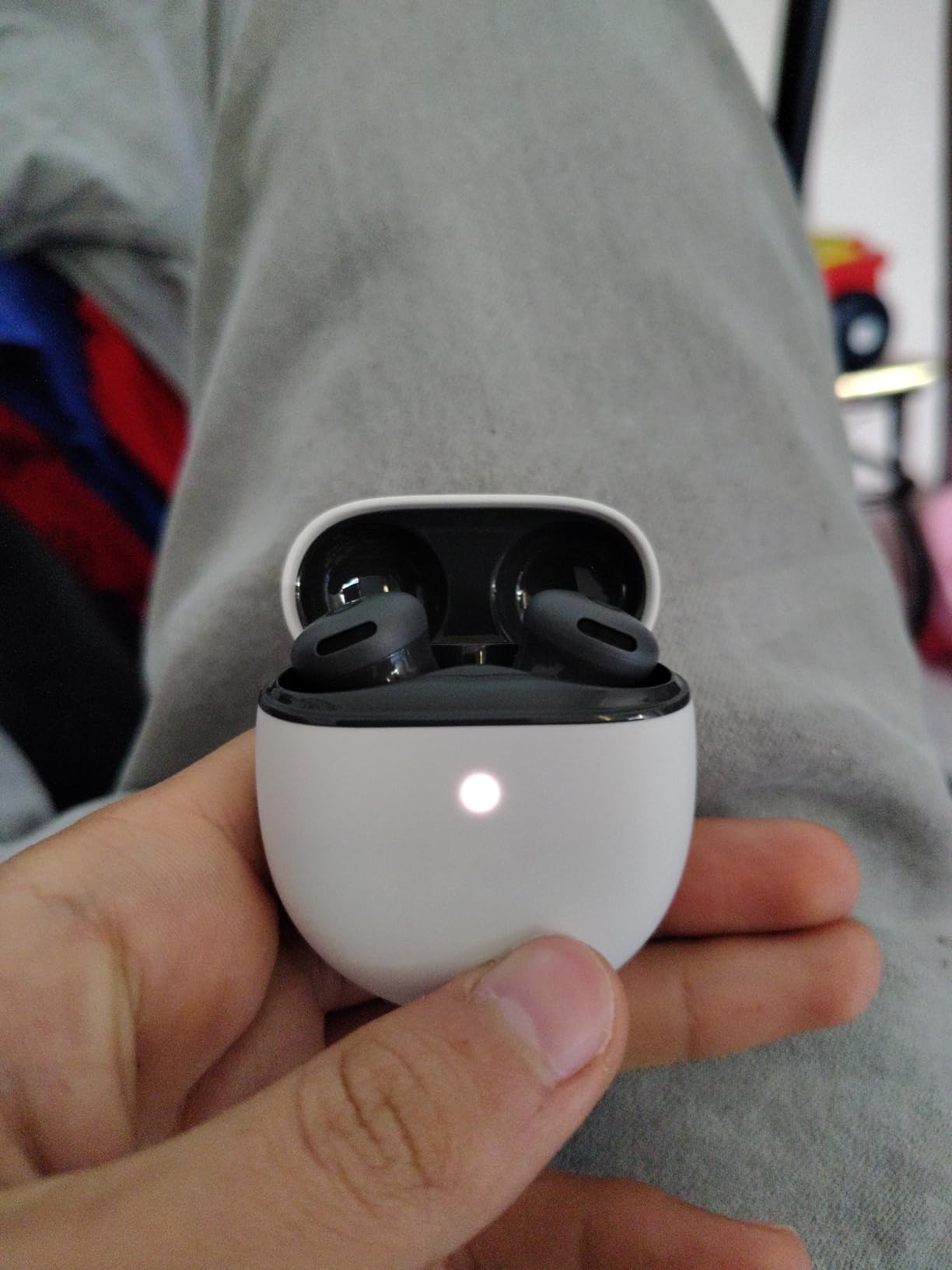 Google Pixel Buds 2a - Wireless Bluetooth Earbuds with Active Noise Cancellation and Transparency Mode - Lightweight, Comfortable Fit - 20-Hour Battery - Water Resistant - Built for Gemini - Iris customer photo 1