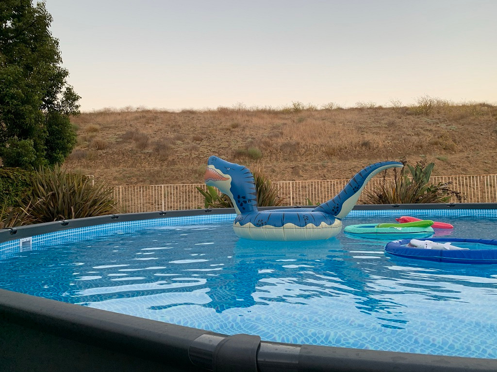 INTEX Ultra XTR 24 ft x 52 in Above Ground Pool Set, Round Swimming Pool with Steel Frame, 2100 GPH Sand Filter Pump, Ladder, Cover, & Ground Cloth customer photo 1