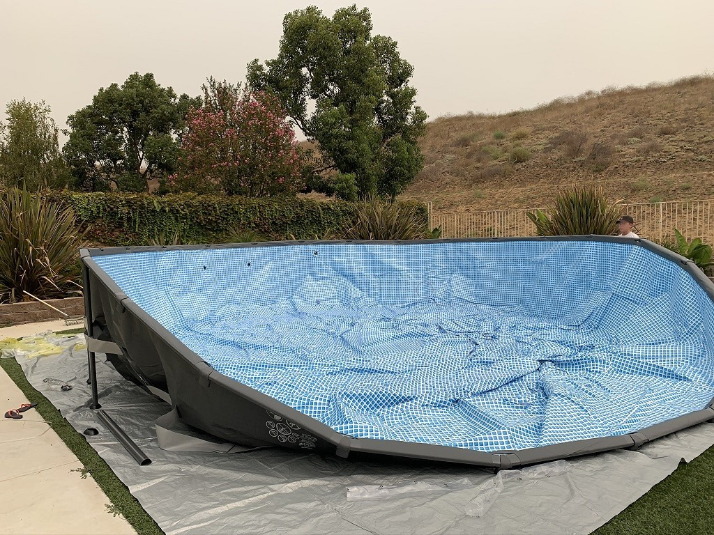 INTEX Ultra XTR 24 ft x 52 in Above Ground Pool Set, Round Swimming Pool with Steel Frame, 2100 GPH Sand Filter Pump, Ladder, Cover, & Ground Cloth customer photo 2