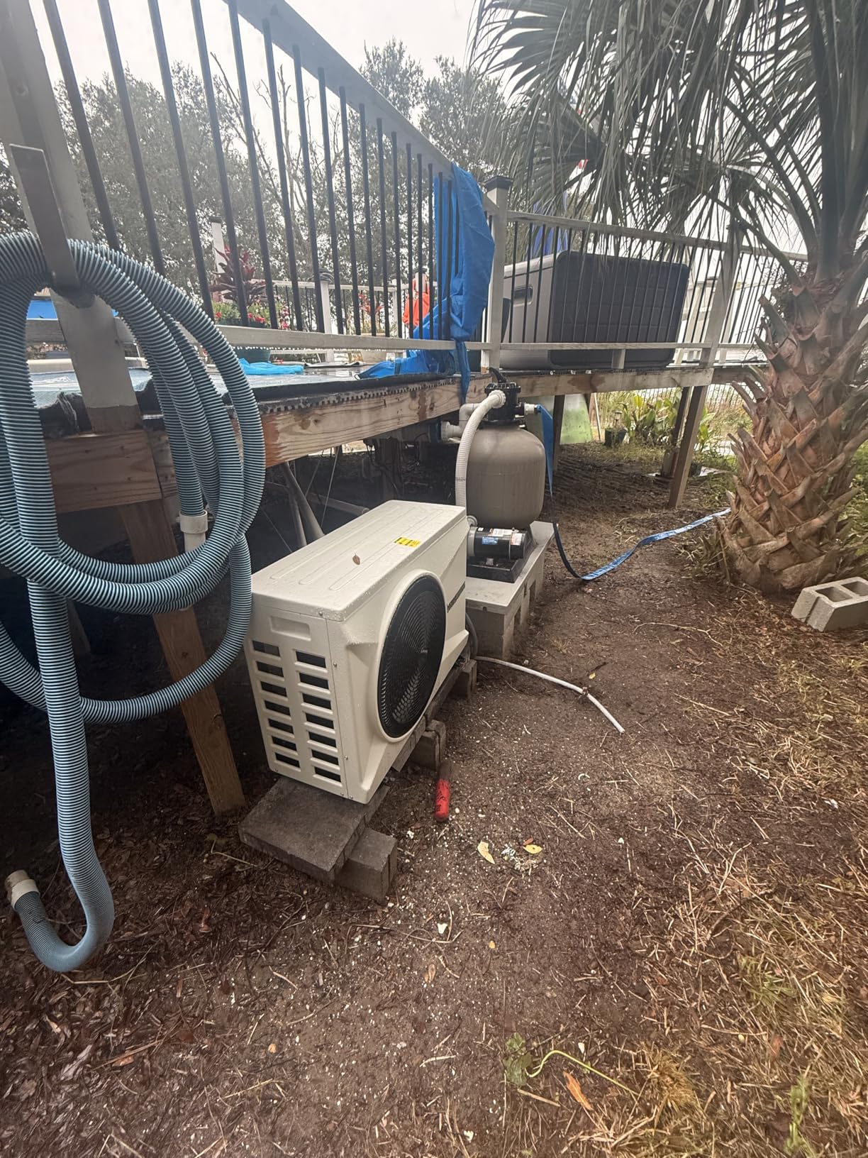 AQUASTRONG Inverter Swimming Pool Heat Pump,Pool Heater for Above Ground and Inground Pool Heating and Cooling Pool Heater, Smart WiFi Control Pools Up to, 7000 Gallons customer photo 2