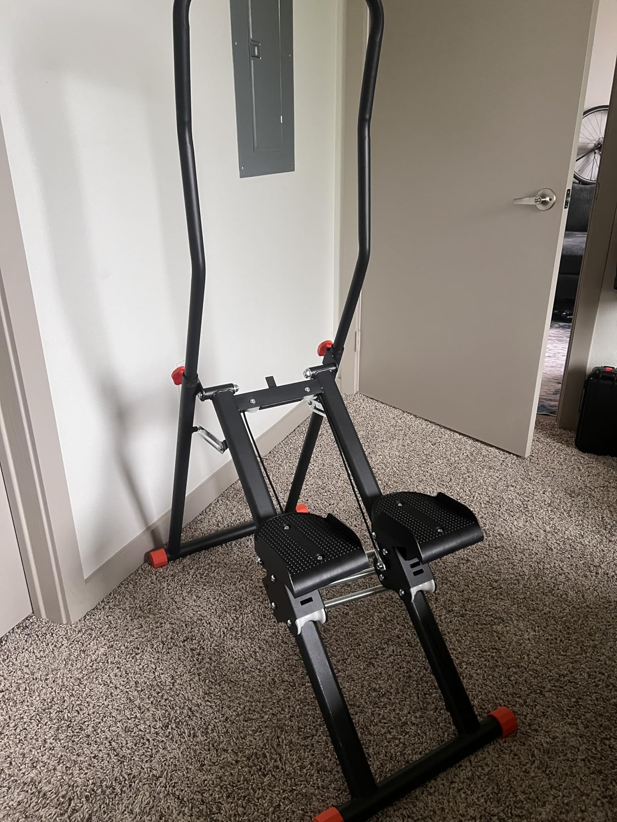EPHESPORT Stair Stepper for Home Gym, 2.0 Stair Climber with 3-Level Adjustable Resistance, Non-Slip Pedals, Digital Monitor & Phone Holder, Foldable Stepper for Legs Glutes Cardio customer photo 1