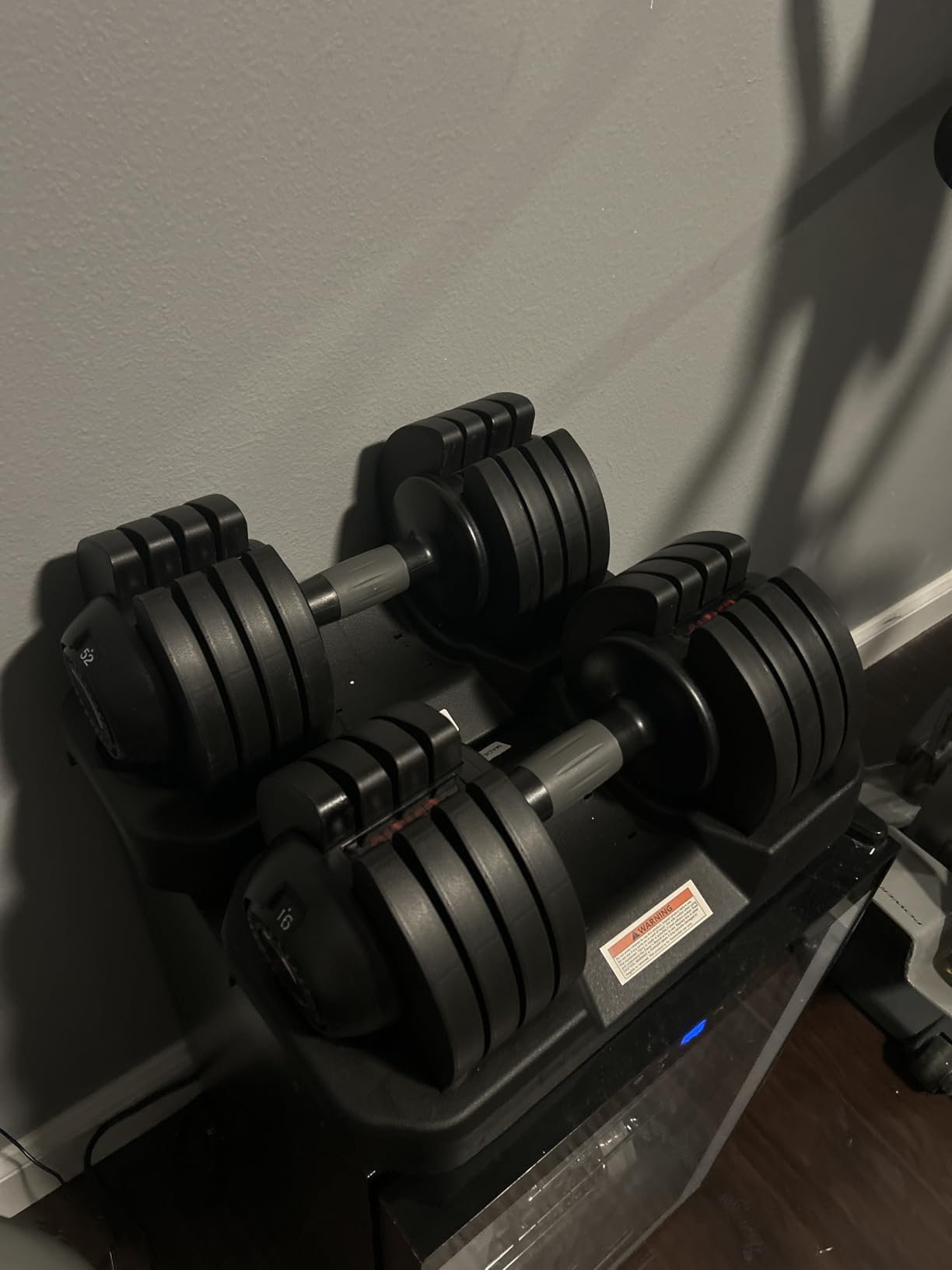 22LBS/25LBS/52LBS Single/Pair Adjustable Dumbbells Set Premium Rubber Coated with Secure Locking Mechanism customer photo 2