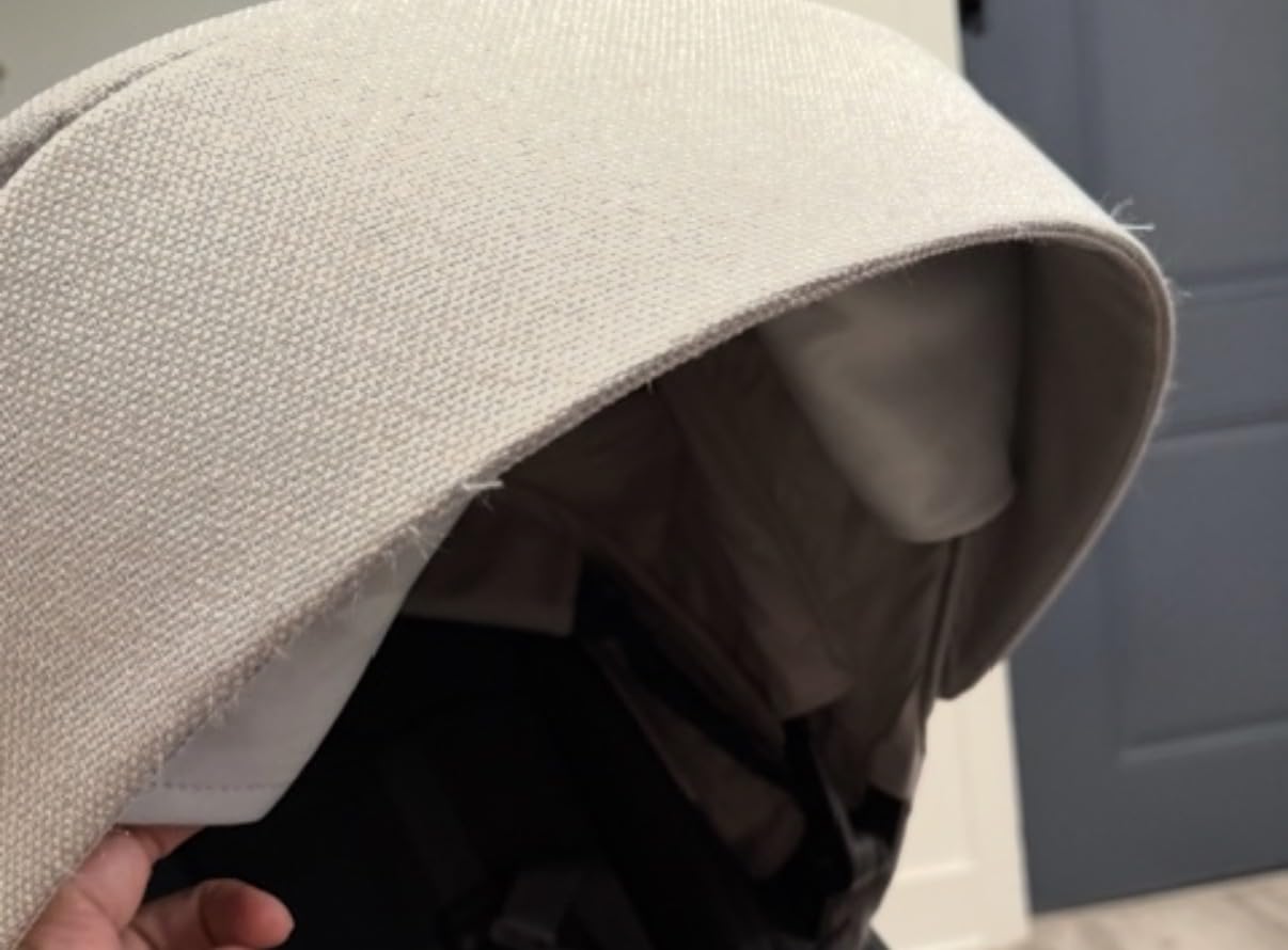UPPAbaby Cruz V3 Stroller - from Birth + Car Seat Compatible - Full-Size, Reversible Seat - Infant Insert, Bug and Rain Shields Included - Callum (Stone Blue/Silver Frame/Sand Leather) customer photo 2
