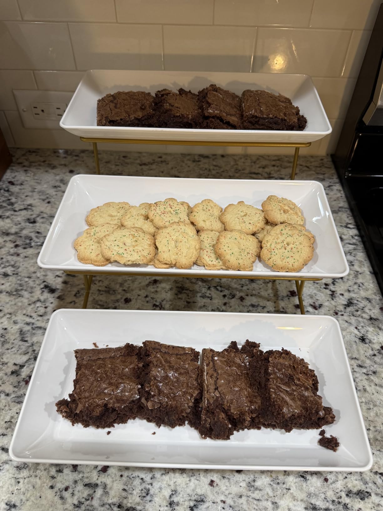 3 Tier Servings Tray for Party, 12