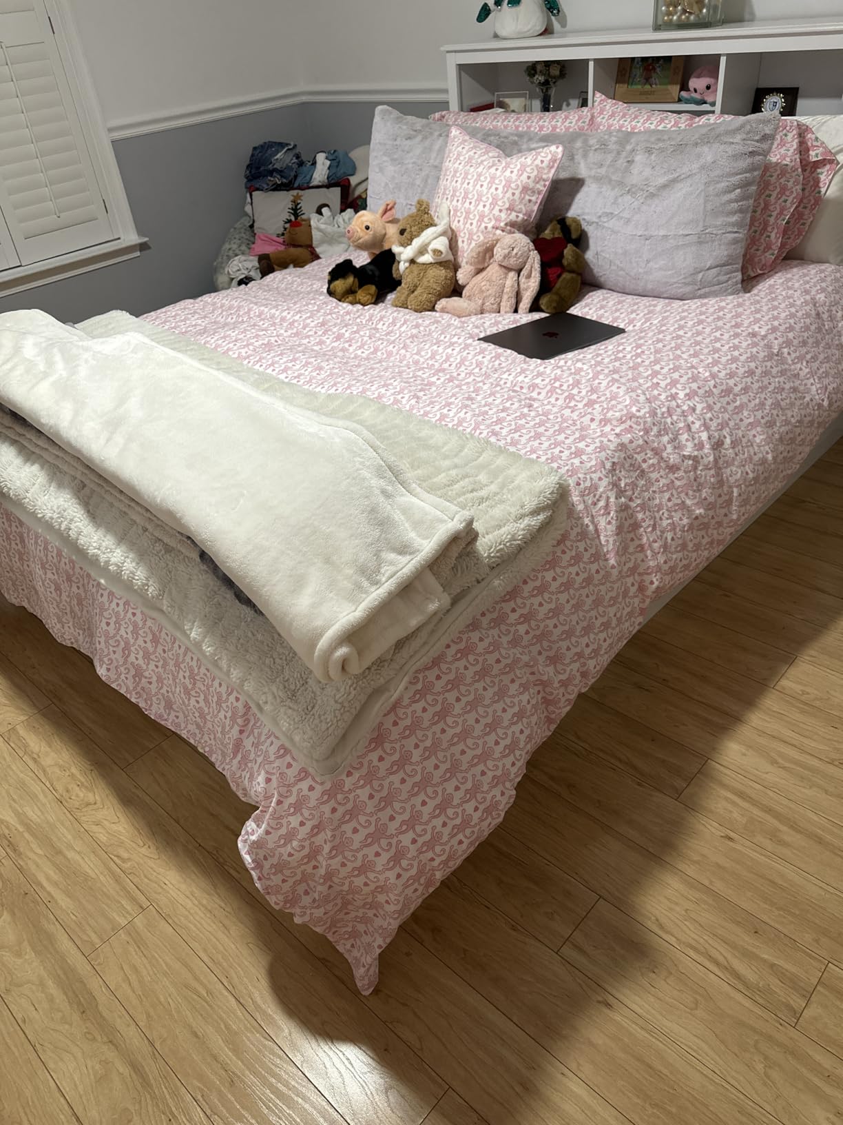 Breathable Goose Down Fiber Comforter King Size 106
