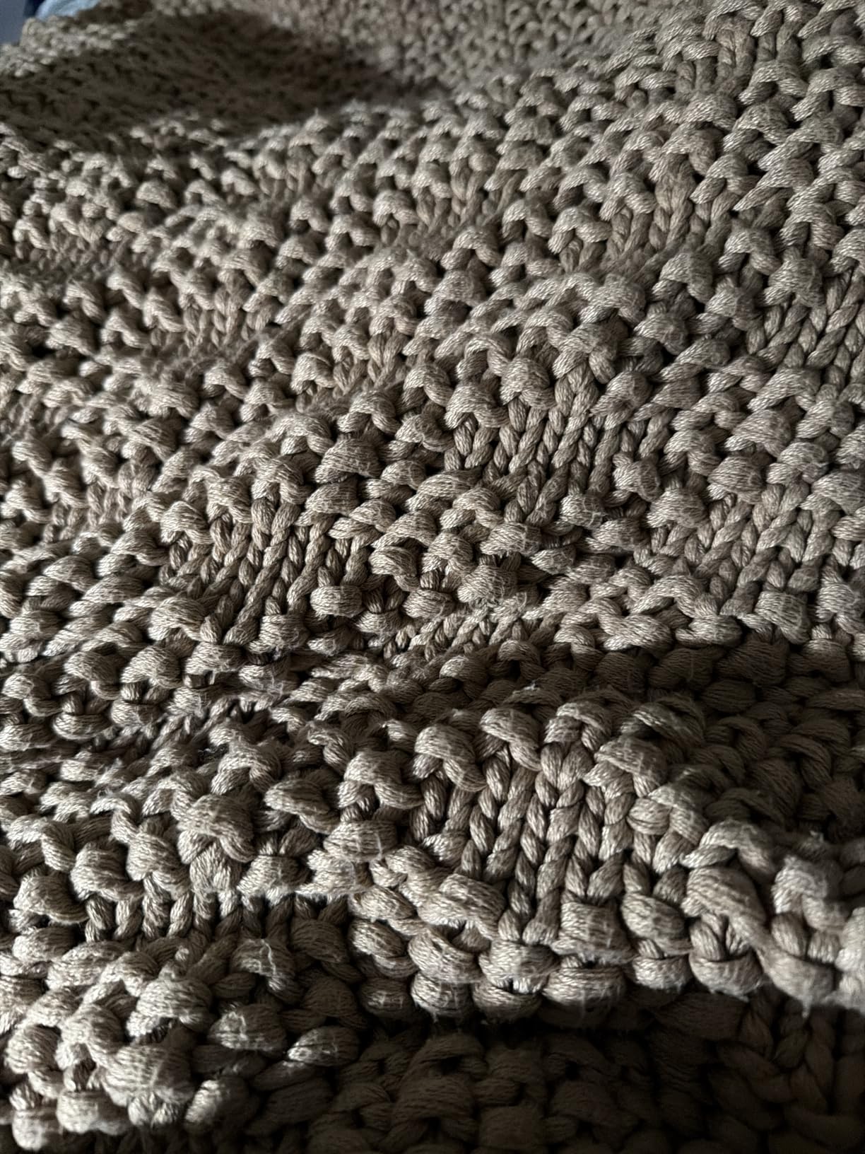 Knitted Weighted Blanket for Adult, Chunky Knit Weighted Throw for Sleep 60