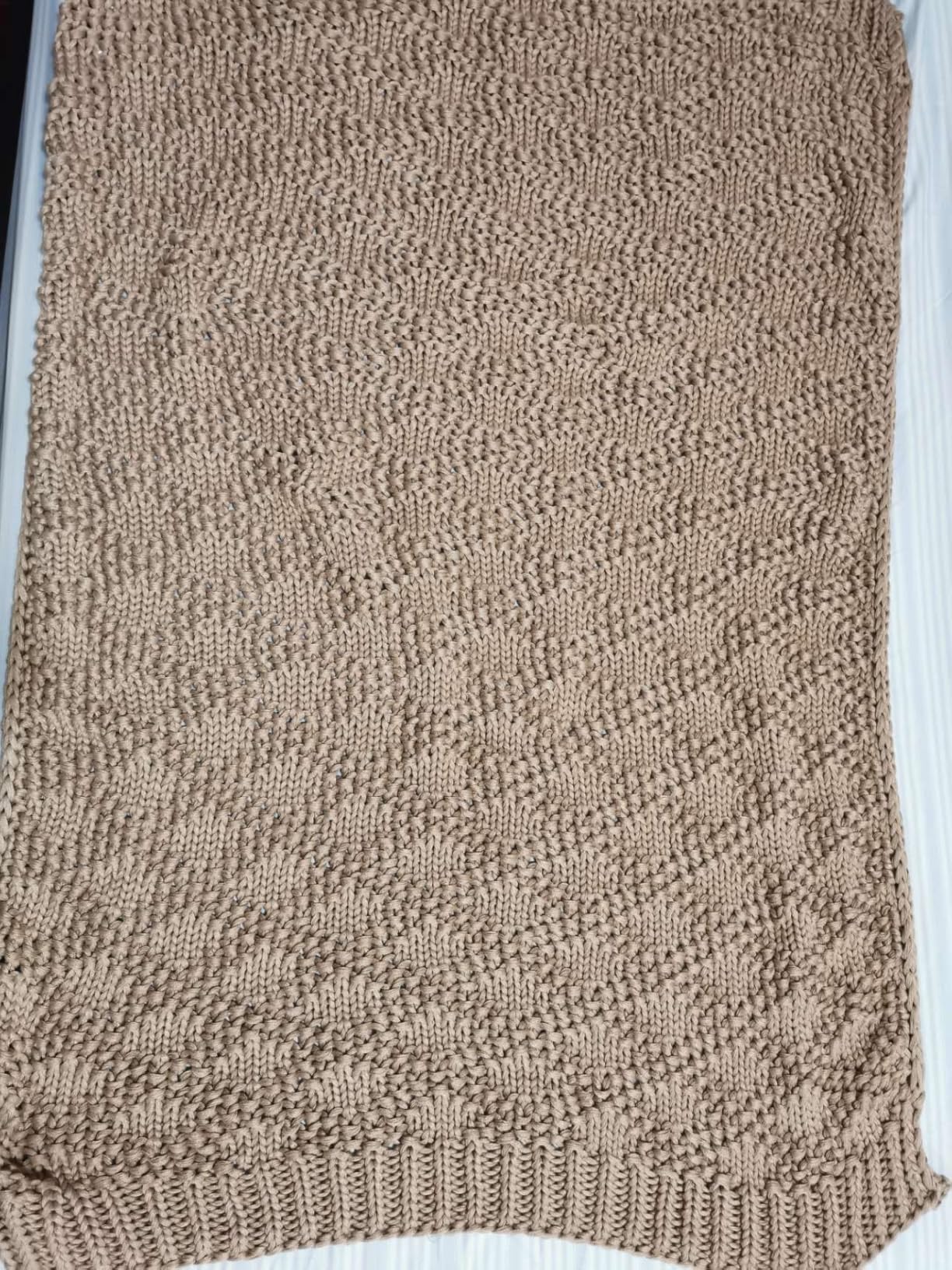 Knitted Weighted Blanket for Adult, Chunky Knit Weighted Throw for Sleep 60
