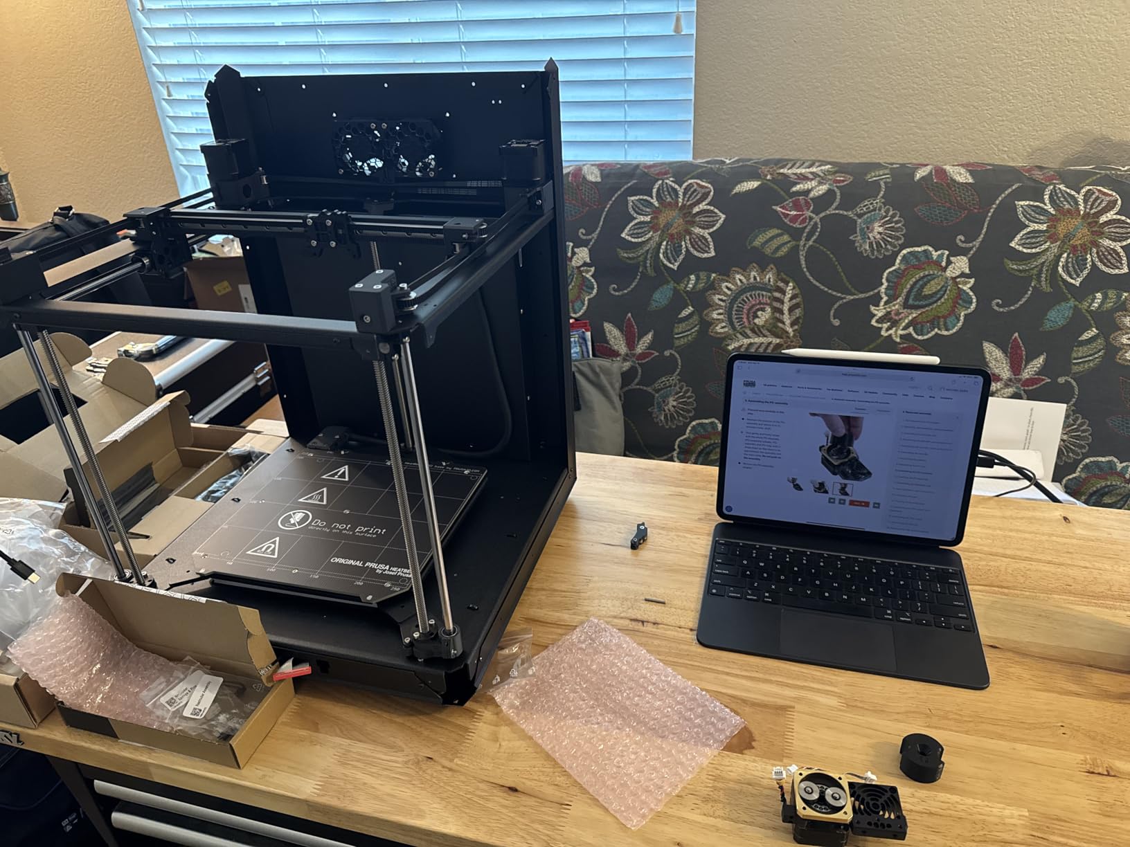ORIGINAL PRUSA CORE One 3D Printer Kit, Removable Print Sheets, Beginner-Friendly 3D Printer DYI Kit, Fun to Assemble, Automatic Calibration, Filament Sample Included, Print Size 9.8 x 8.6 x 10.6 in customer photo 2