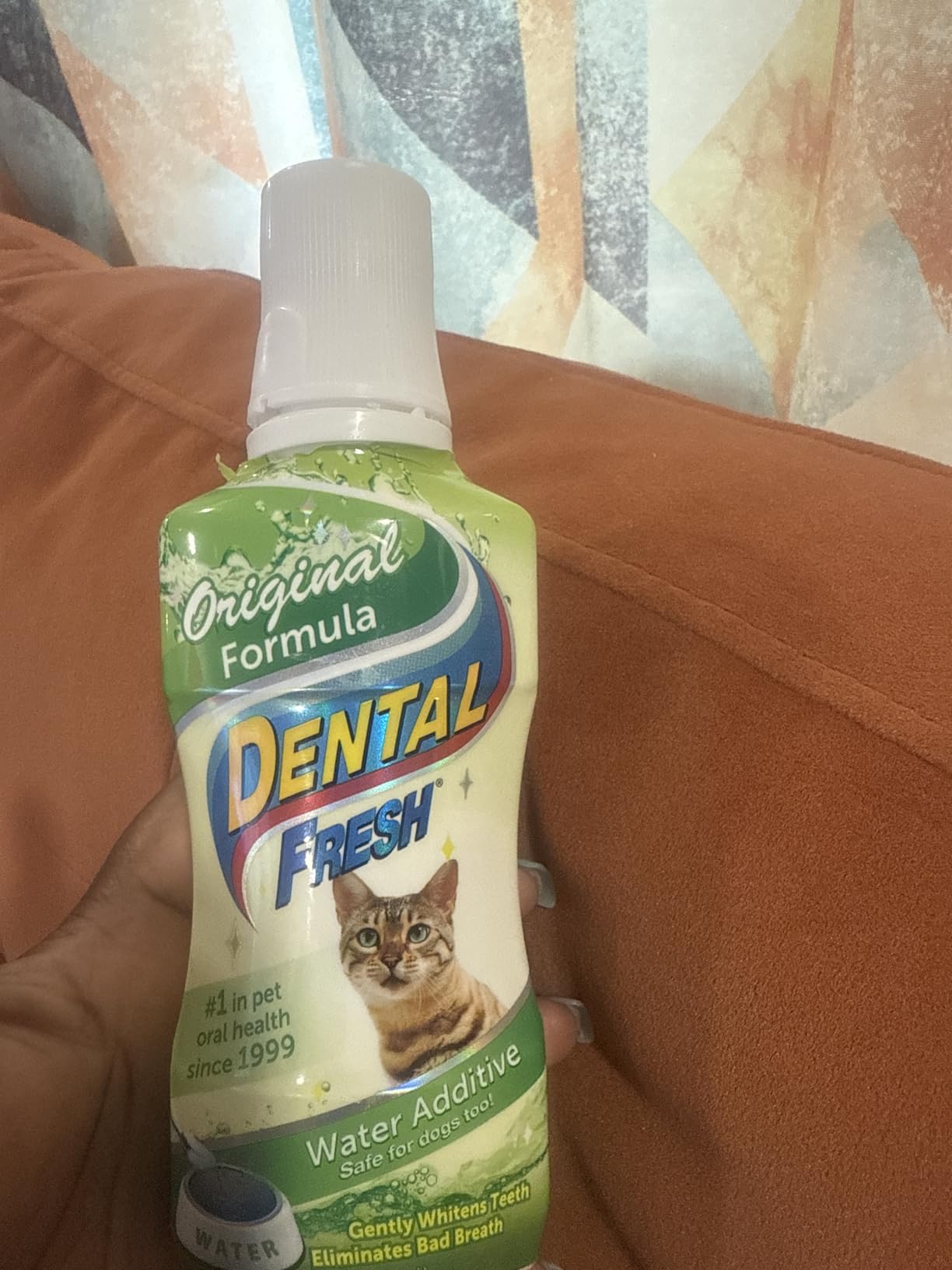 Dental Fresh Cat Water Additive, Tuna Flavor Dental Care - Easy Oral Care, Cleaner Teeth, Fresh Breath and Tartar Support for Cats customer photo 2