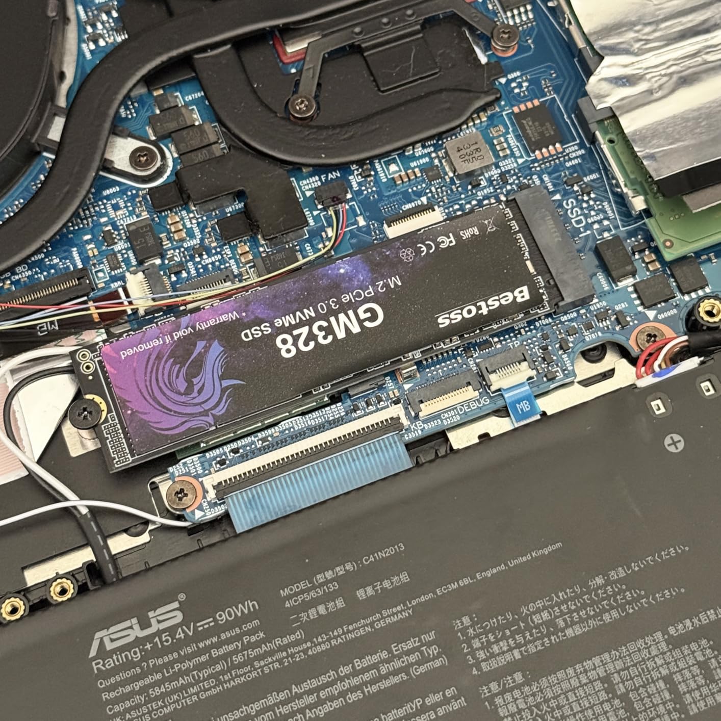 256GB NVMe M.2 SSD PCIe Gen3, 2280 3D NAND Internal Solid State Drive, Dynamic SLC Cache, Up to 3500MB/s, For Students, Home Entertainment, Office Work, Compatible with PC Desktops or Laptops GM328 customer photo 1