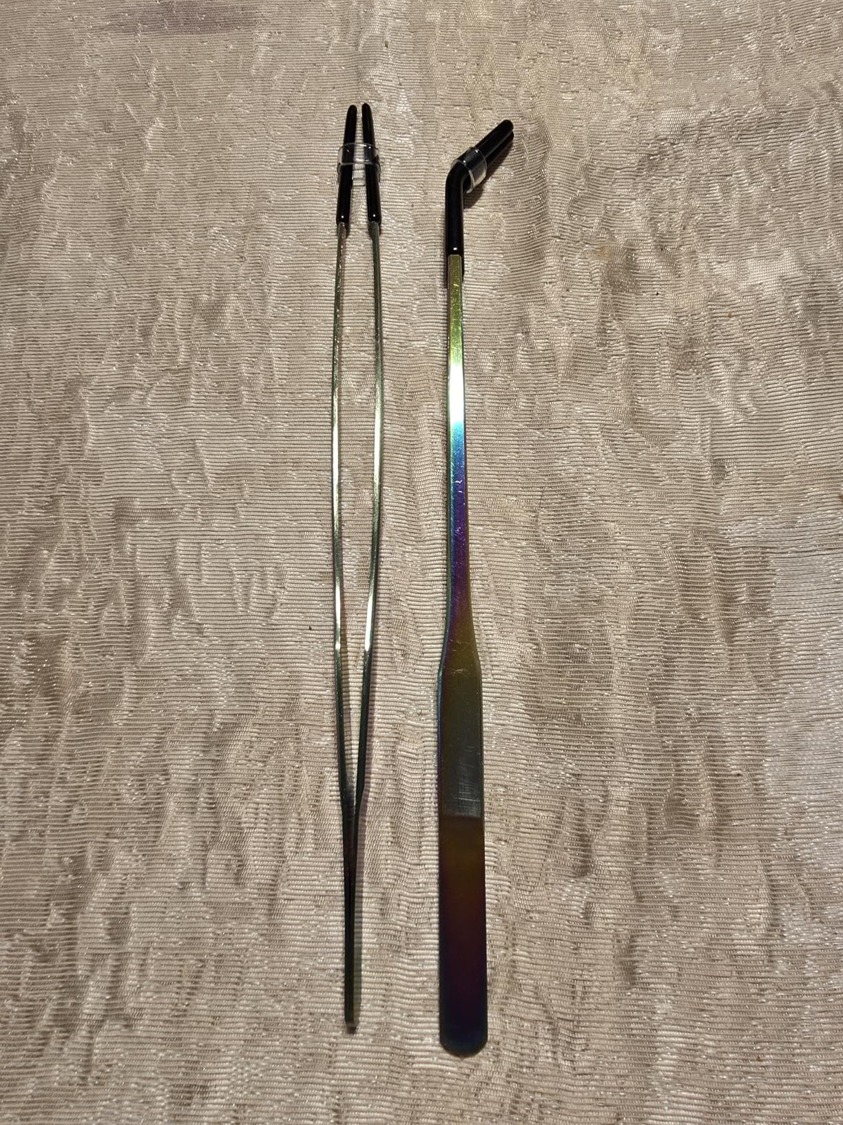 OLIISS Reptile Feeding Tongs with Rubber Tip - 15
