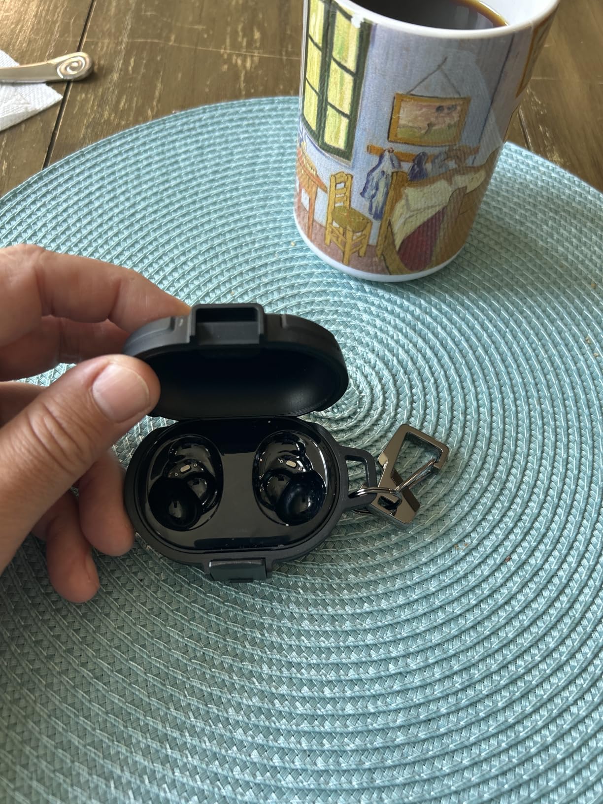 Bose QuietComfort Earbuds - True Wireless Bluetooth Earbuds with Active Noise Cancellation and Mic, USB-C Charging, IPX4 Rating, Up to 8.5 Hours of Playtime, Ice Blue - Limited Edition Color customer photo 2