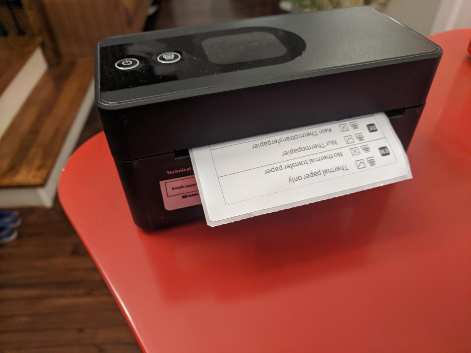 Phomemo Thermal Label Printer Upgraded with Touchable Screen, Shipping Label Printer for Small Business, 4x6 Wireless Thermal Label Printers for Shipping Package, Compatible with Amazon, Shopify, USPS customer photo 2