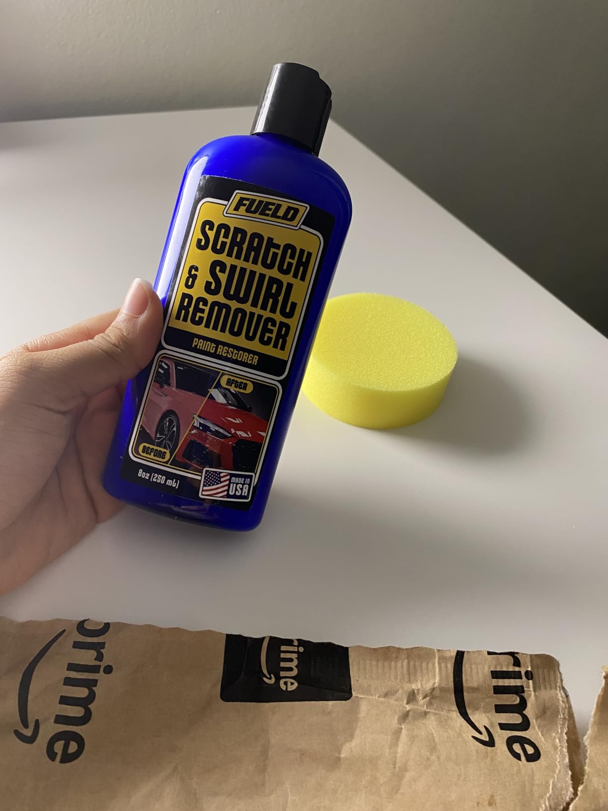 Scratch Remover - Car Scratch Repair & Swirl Remover for Vehicles - Deep Scratch Repair Compound & Polishing Solution - Car Paint Repair Kit for Clear Coat & Paint Restoration - 8 oz customer photo 2