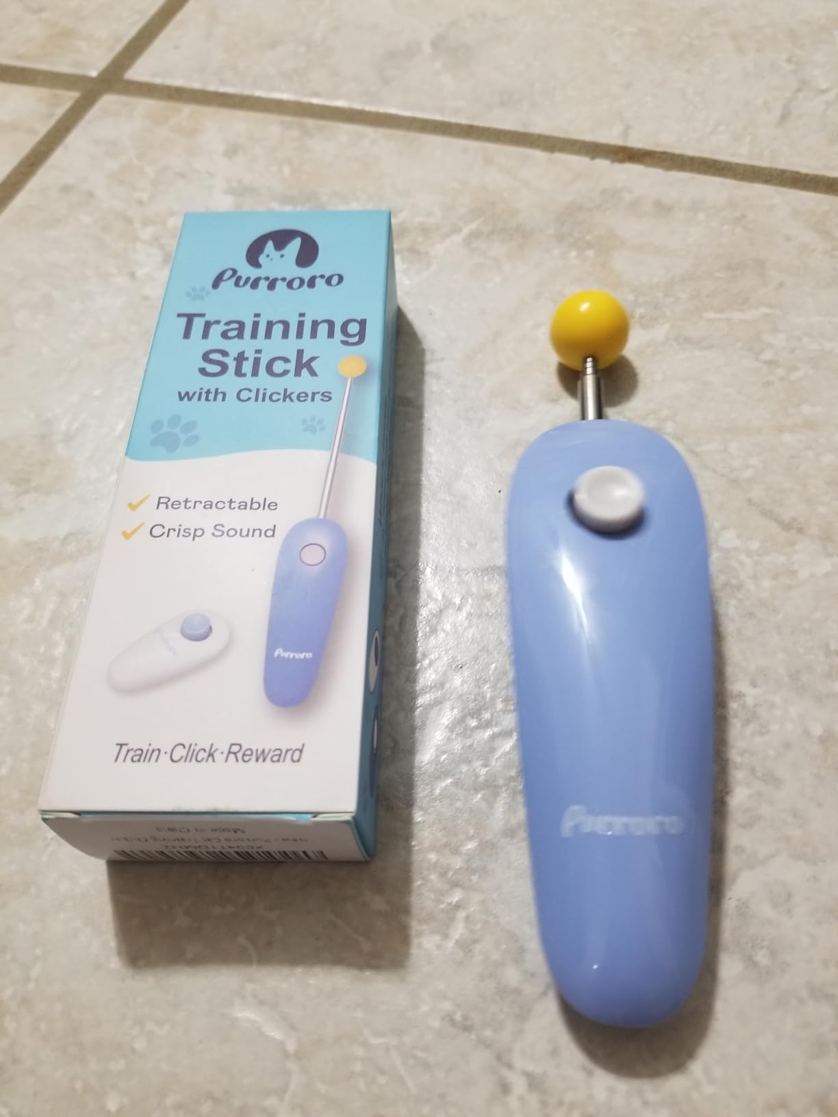 Cat Training Clicker Kit - Includes Finger Clicker and Target Stick - Perfect for Positive Reinforcement, Behavior & Obedience Training Indoors & Outdoors - Suitable for Dogs, Birds & Small Pets customer photo 2