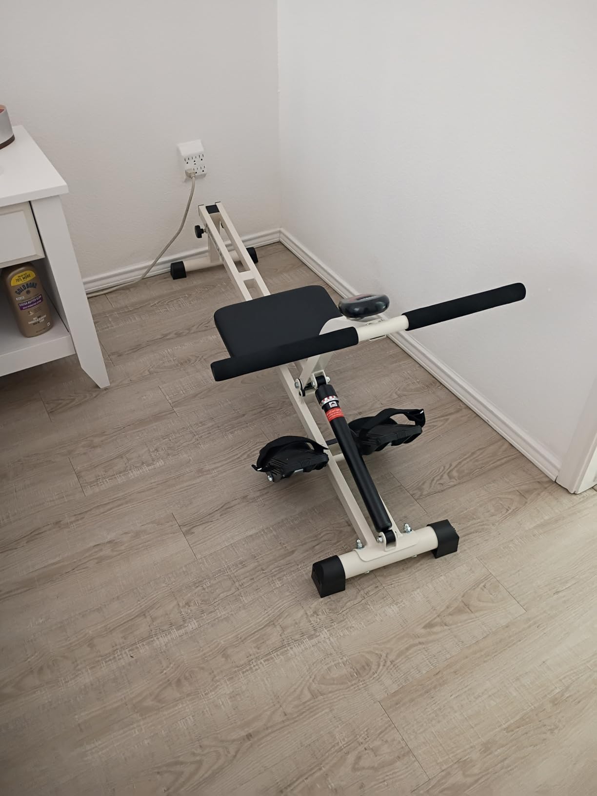 FEIERDUN Hydraulic Rowing Machine for Home, Compact Adjustable Rower with 12 Resistance Levels, 300LBS Weight Capacity, Full Body Workout Equipment customer photo 2
