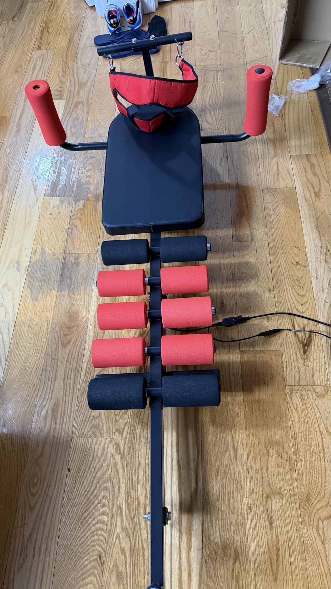 Electric Traction Machine for Neck and Back, Home Spinal Decompression Device for Lower Back Pain Relief, Non-Inversion Design spine stretcher for Safer Daily Use, Lumbar Traction Decompression Table customer photo 2