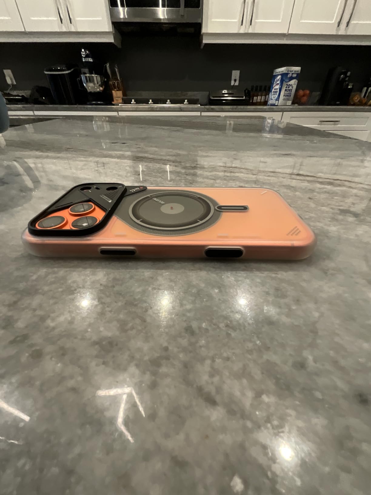 Aulumu A17 iPhone 17 Pro Max Magnetic Thermal Case | CoolHyper | with Camera Control | IMD Technology | Compatible with Magsafe | Touch Translucent Gray customer photo 1