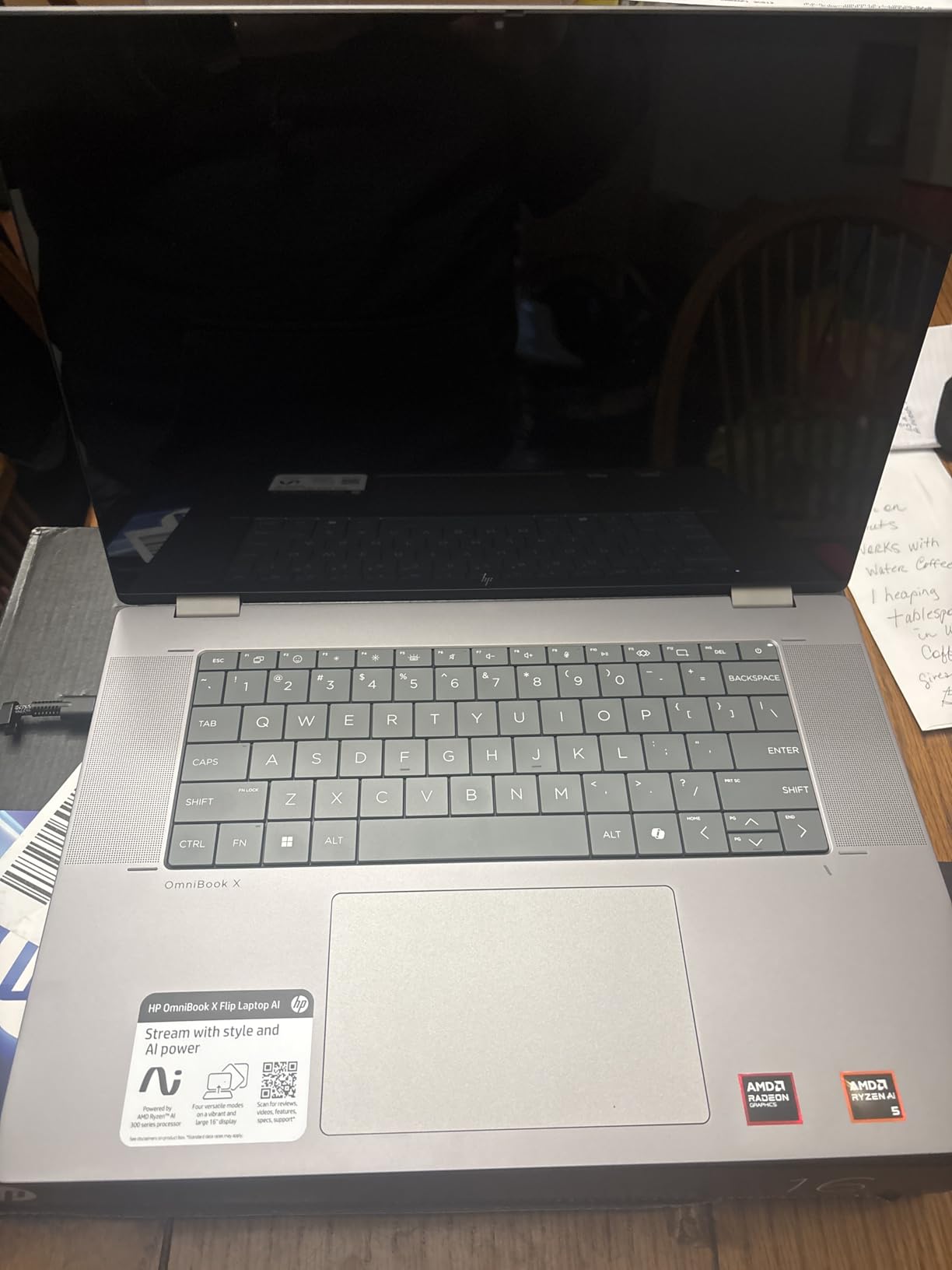 HP OmniBook X FILP Copilot+ PC 16 inch 2K Touch 2-in-1 Touchs Laptop, AMD Ryzen AI 5 340, 16GB DDR5 RAM, 512GB SSD, Backlit KB, Copilot+ PC, Windows 11 Home, Meteor Silver, 16-ar0013dx customer photo 2
