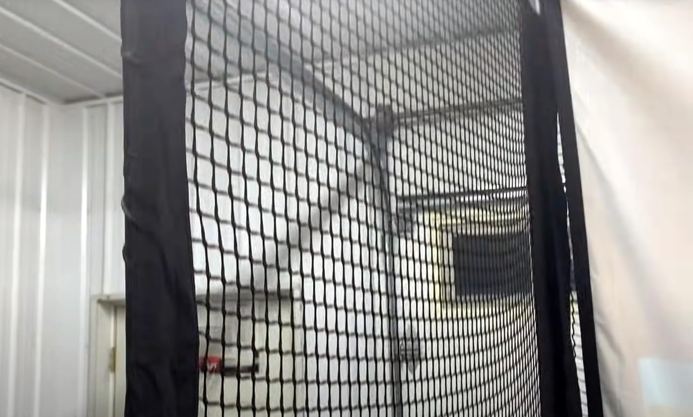 MOXOW 10 x 8 ft Golf Cage Practice Hitting Net with HD Simulator Screen - High-Impact Screen and Safety Structure Design for Indoor & Outdoor Golf Training customer photo 1