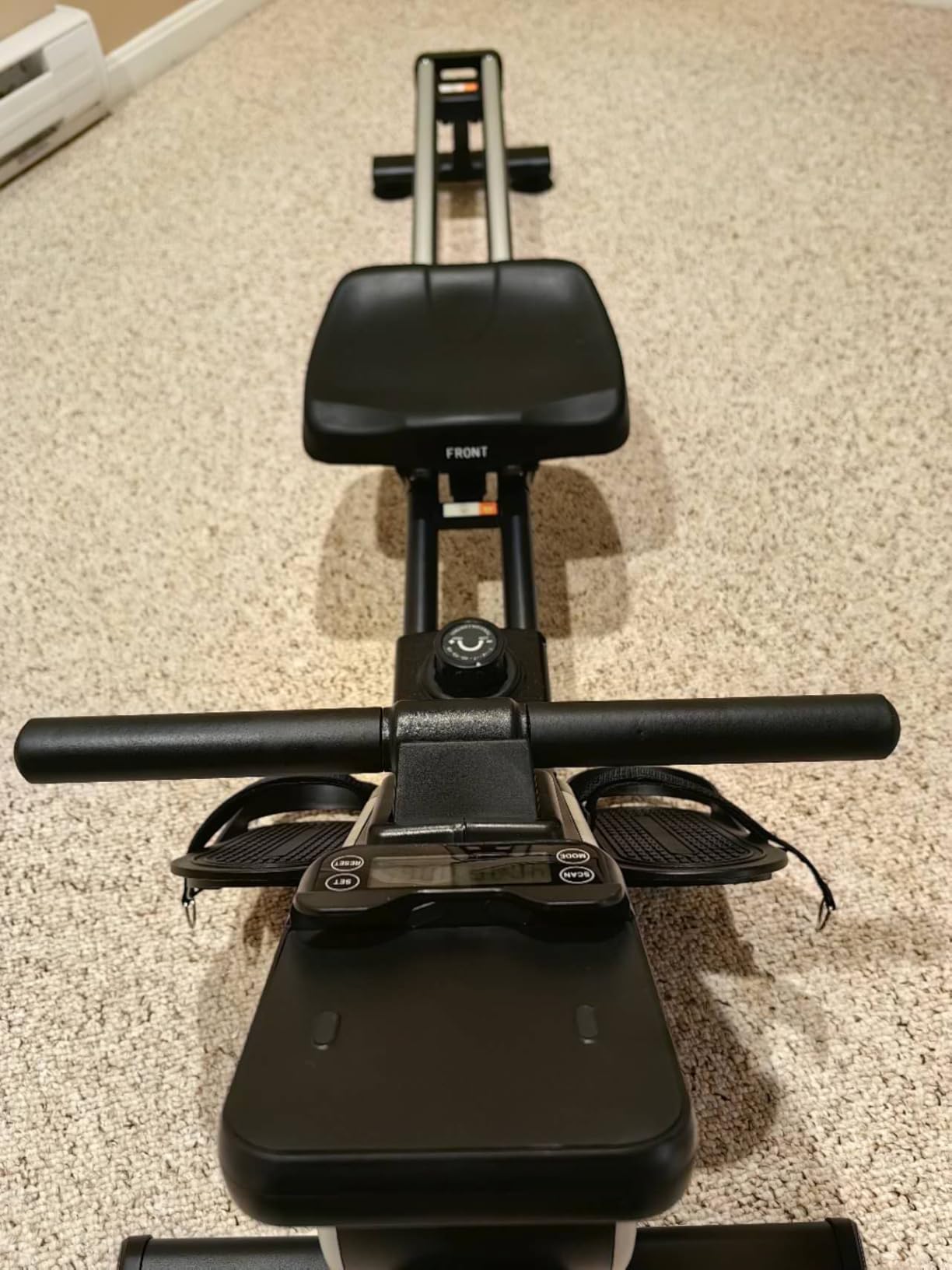 Rowing Machines for Home, 16/32-Level Adjustable Resistance, Magnetic Rowing Machine with App Supported, 350/400 LB Weight Capacity, Upgraded Dual Slide Rails with LCD Data Display Screen customer photo 2