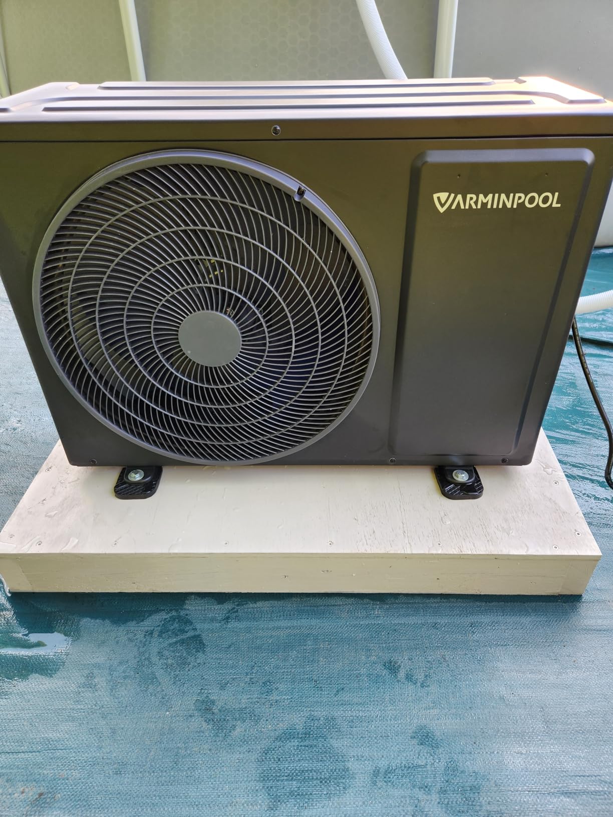 120000BTU Inverter Pool Heat Pump, for 33000 Gallons Inground and Above Ground Pools, WiFi Capable Electric Pool Heater with Timer, Heat and Cool, Energy Efficient, 220V customer photo 2