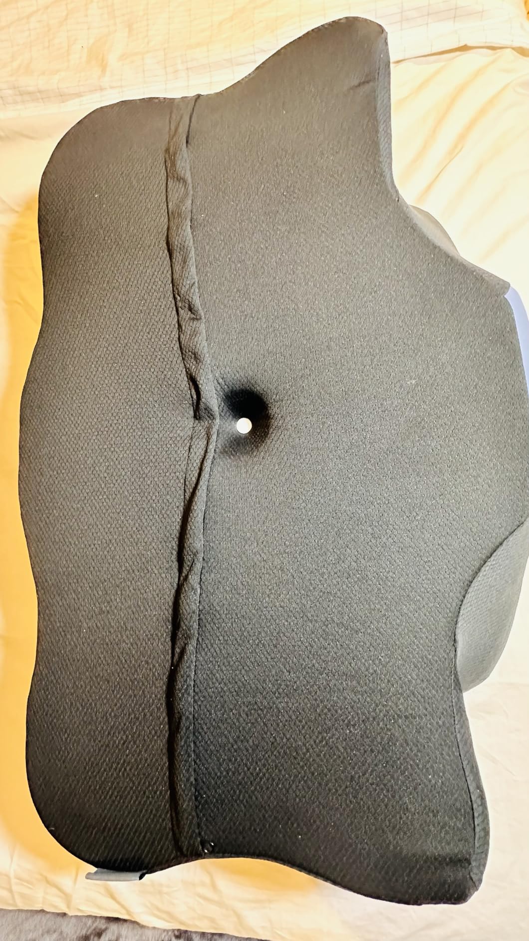DONAMA Cervical Pillow for Neck and Shoulder Pain Relief, Cooling Contour Memory Foam Pillow, Dual-Height Ergonomic Neck Support Pillow for Side Back Stomach Sleepers with Removable Pillowcase customer photo 1