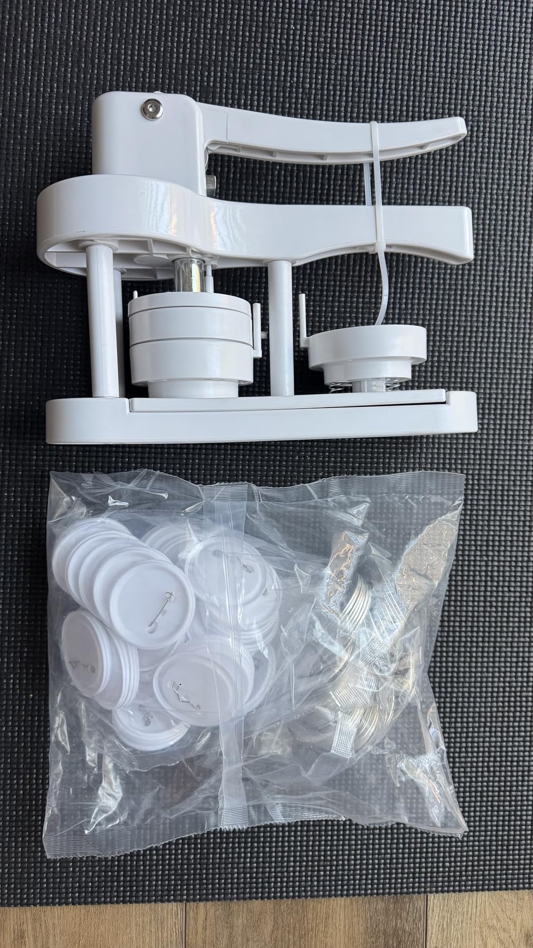 2026-Button Maker Machine 58mm, Professional Badge Making Kit with 50 Parts, No Installation DIY Badge Maker, Pin Press Machine, Kids Craft Kit for Crafts, Schools customer photo 1