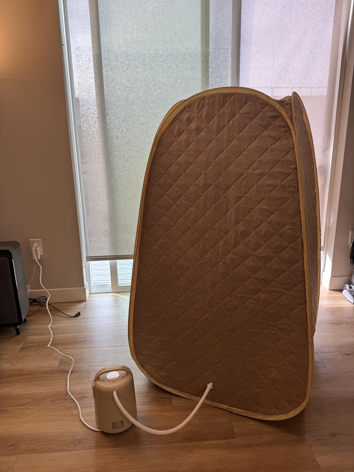 Homedics Portable Sauna - Collapsible Personal Steam Sauna for Stress Relief & Muscle Relaxation, Fast 1-Min Setup, Heats to 115F, Up to 60 Min Session, Compact Foldable Design customer photo 2