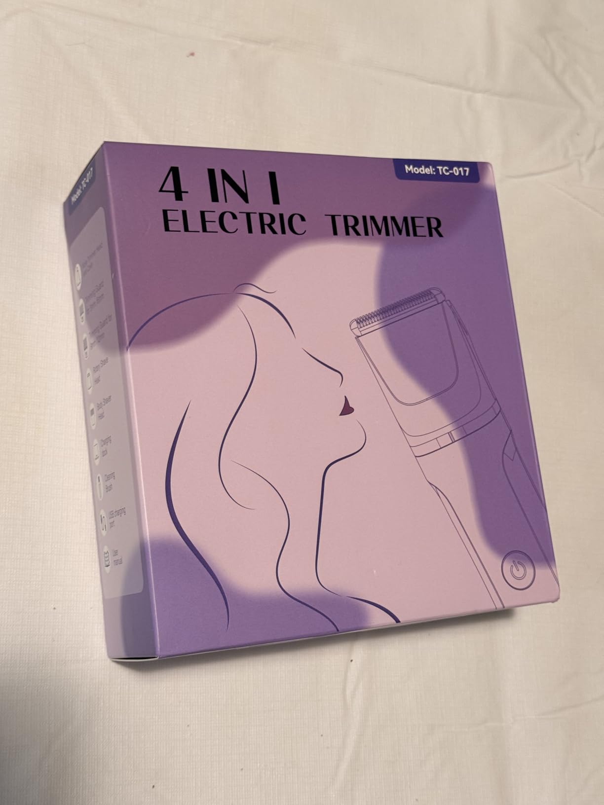 4-in-1 Electric Bikini Trimmer for Women - Painless Electric Razors for Facial/Body/Armpit/Pubic Hair, IPX7 Waterproof Replaceable Shaver Head & Nose Hair Trimmer for Travel, Gifts for Girlfriend Wife customer photo 2