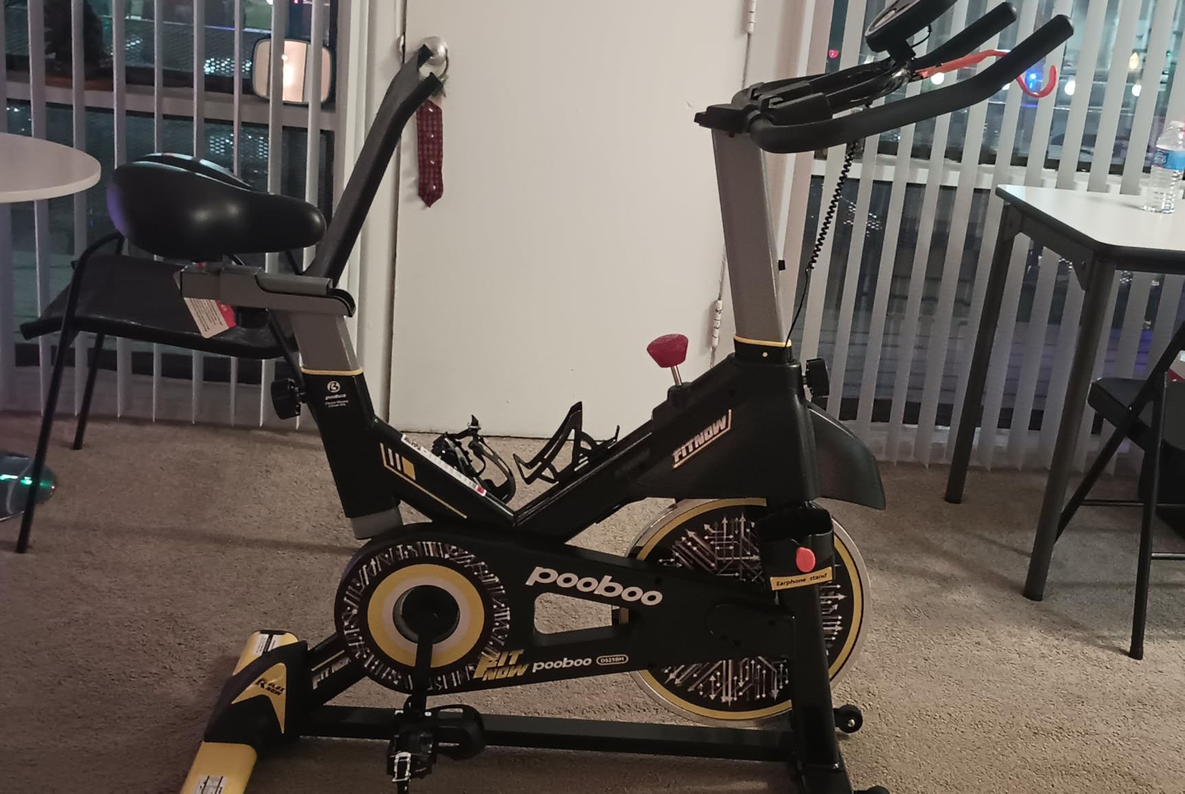 pooboo Exercise Bike, Adjustable Magnetic/Brake Pad Resistance Silent Belt Drive, Indoor Cycling Bike for Home Cardio, Fitness Stationary Bike with 350lbs/300lbs Weight Capacity &Upgraded Version Seat Solid Build 1 customer photo 2