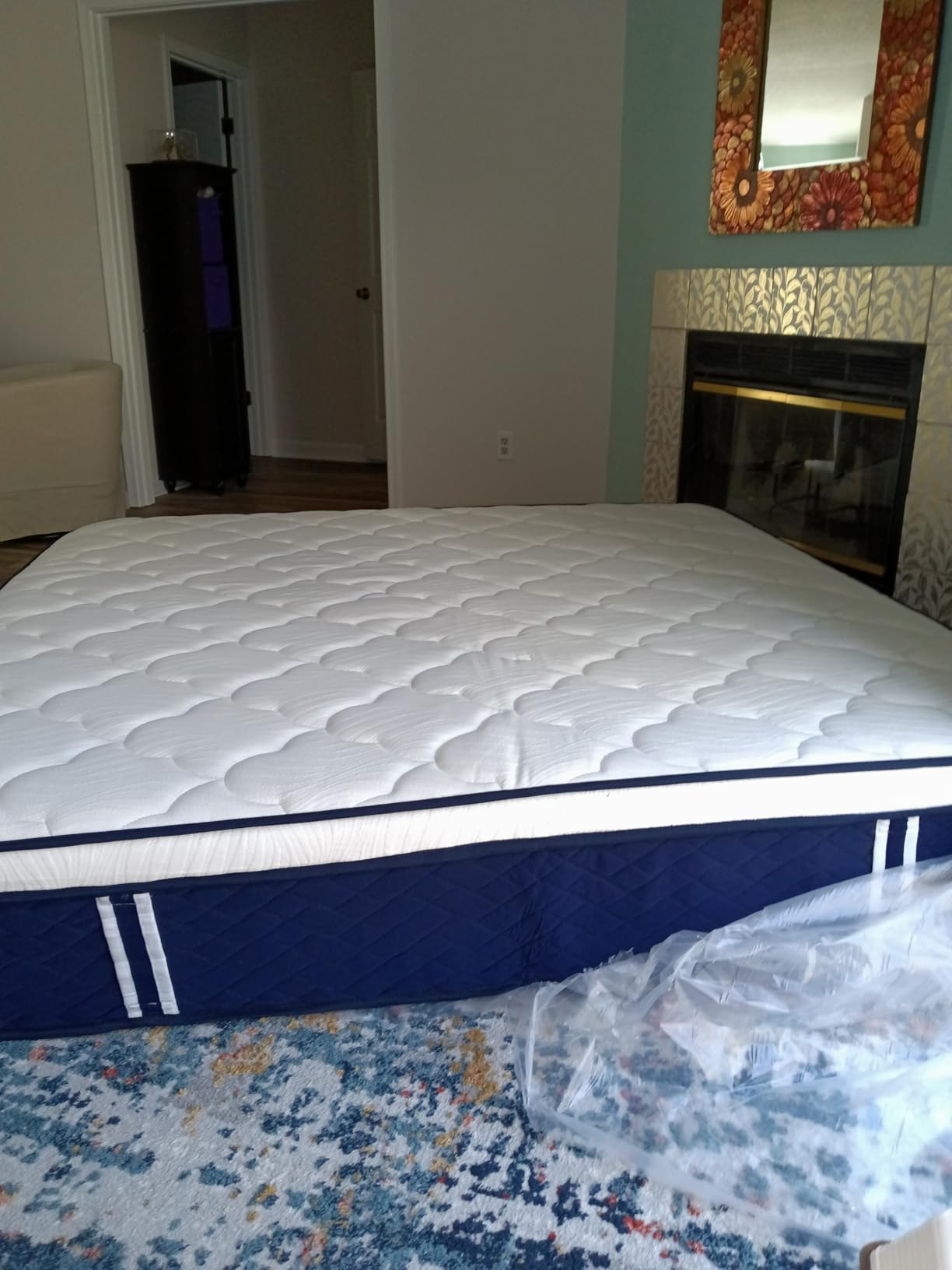 Firm Queen Mattress 14 Inch - Hotel Collection Hybrid Mattress with 7-Zone Support for Spinal Alignment & Back Pain Relief, 395-Night Trial, CertiPUR-US & Fiberglass-Free customer photo 2