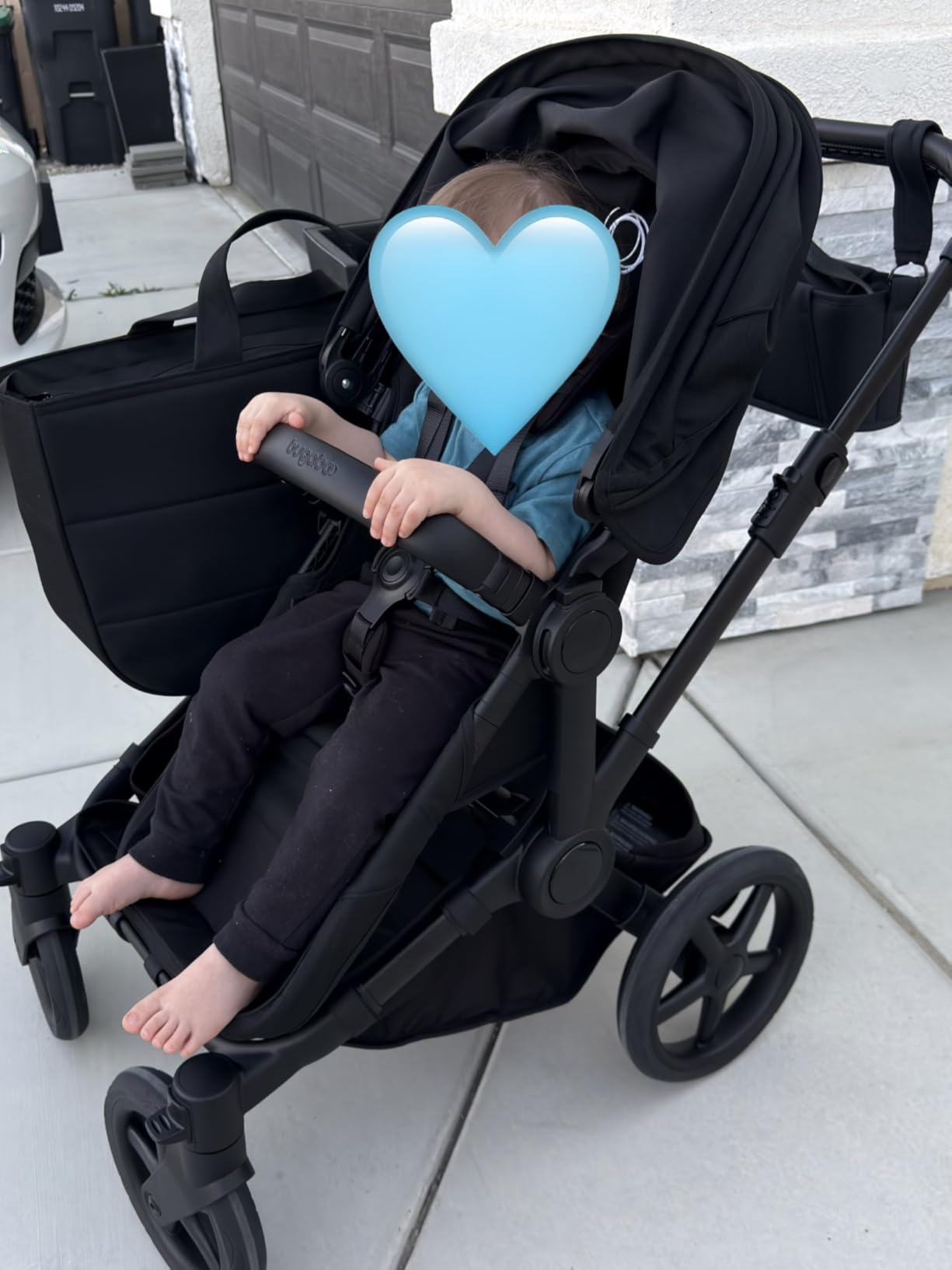 Bugaboo Donkey 6 Single-to-Double Side-by-Side Stroller All-Terrain Stroller for Newborn and Toddler (Heritage Black) customer photo 2