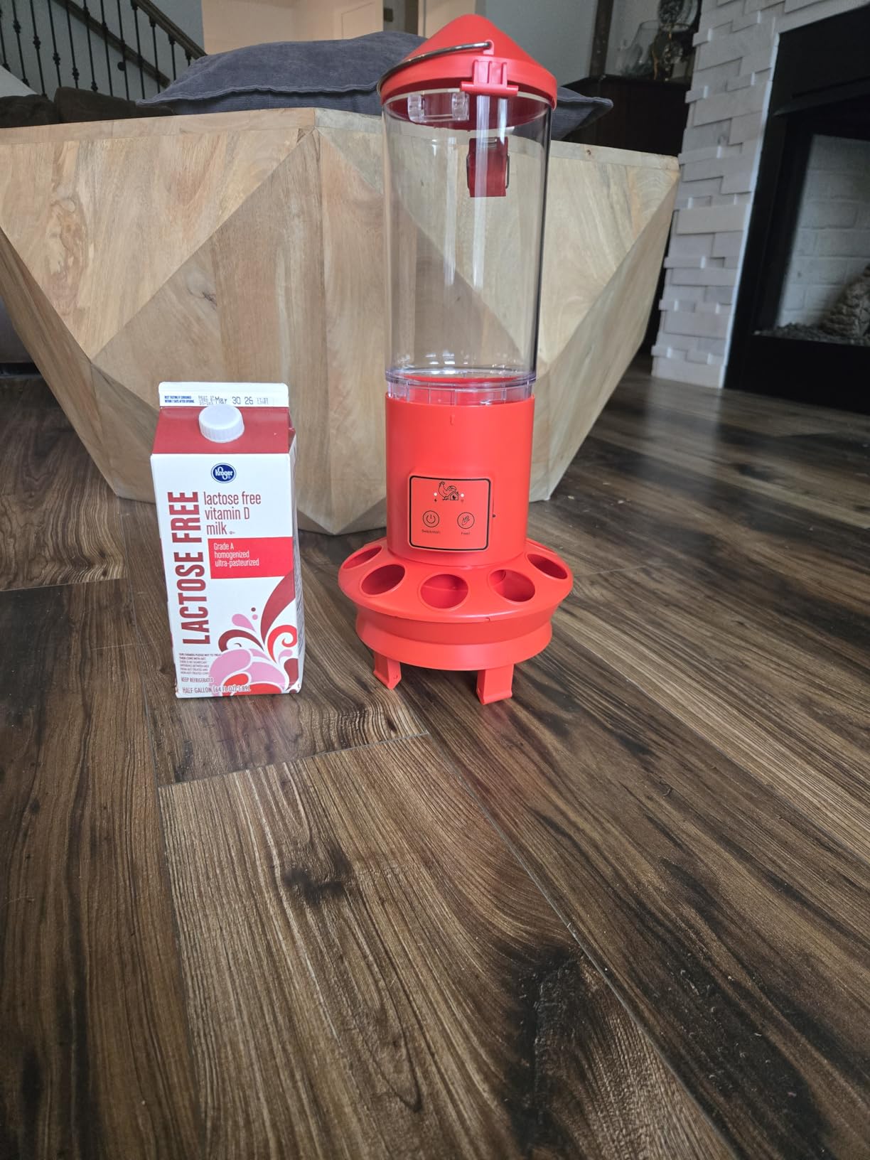 Automatic Chicken Feeder, Smart Chicken Coop Accessories, APP Smart Remote Control Chicken Feeders No Waste, Preset Feeder Schedule, 9 Chicken Feeder Port, Professional Poultry Feeding Equipment customer photo 2